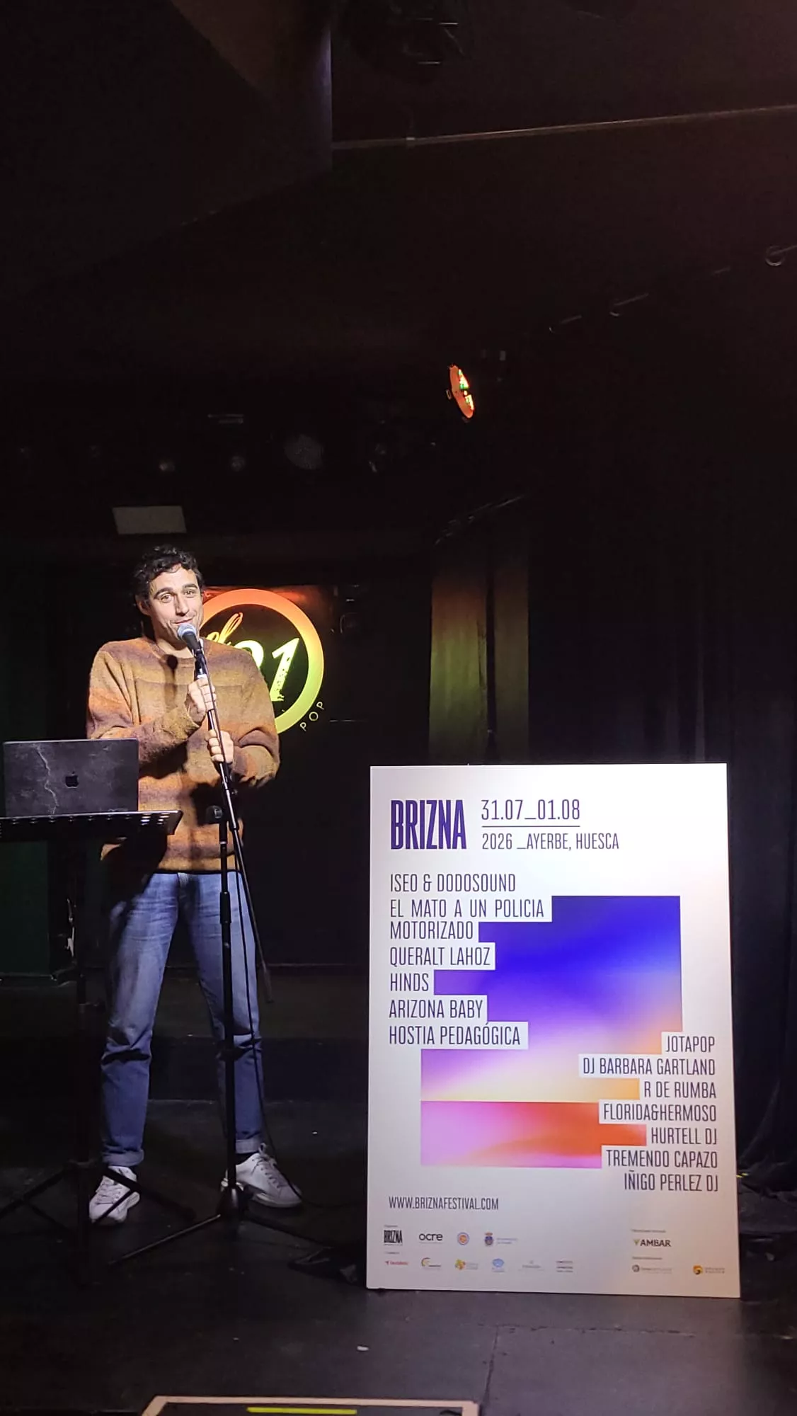 Luis Costa en su presentación