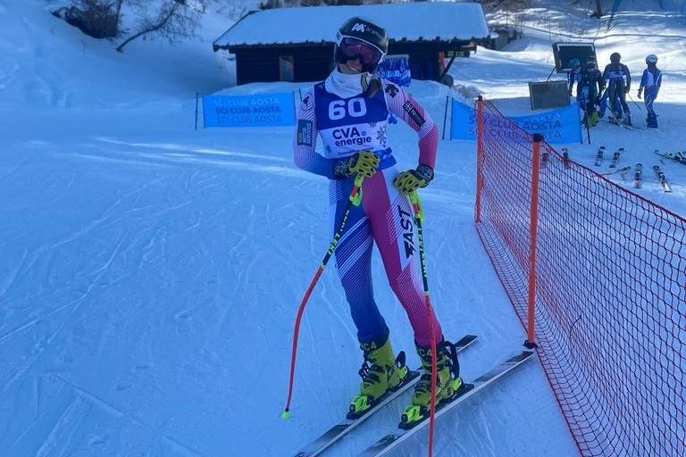 Celia Abad en la Copa de Europa de Sarntal, Italia. 