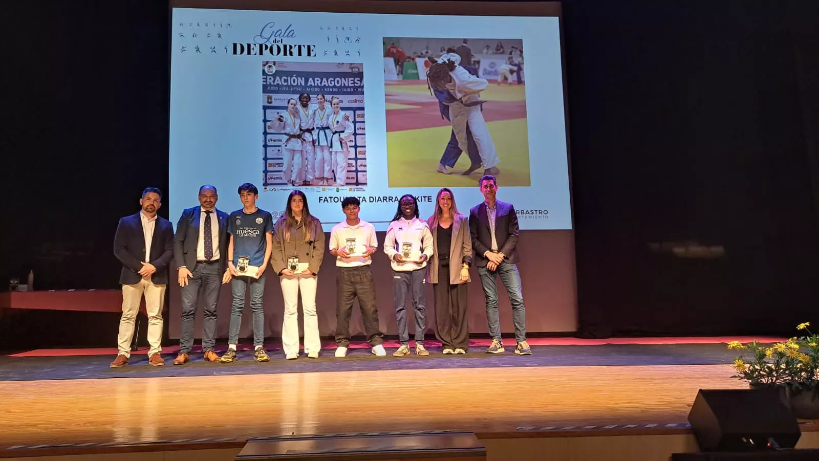 Gala del Deporte en Barbastro con presencia de Gemma Mengual