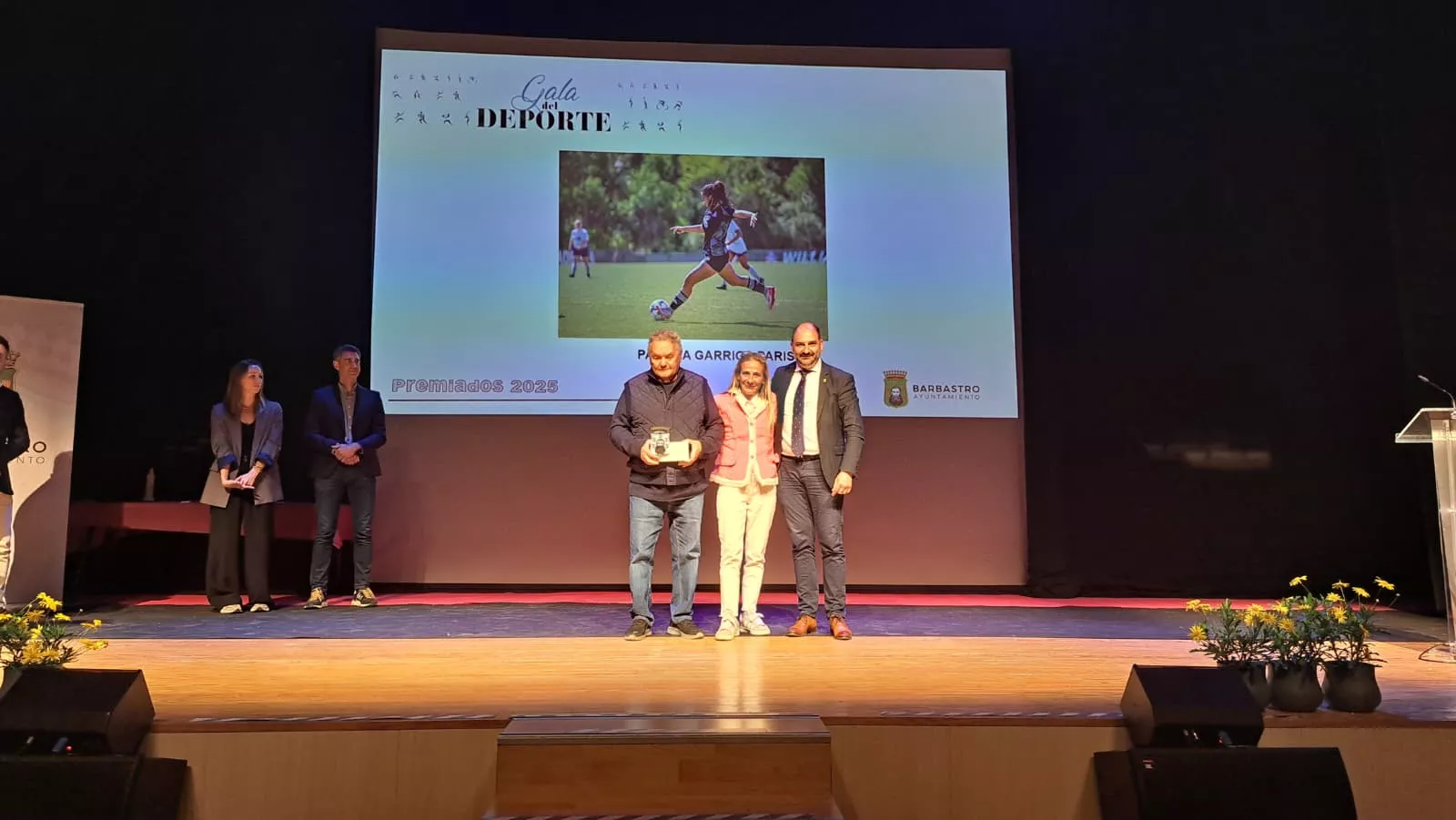 Gala del Deporte en Barbastro con presencia de Gemma Mengual