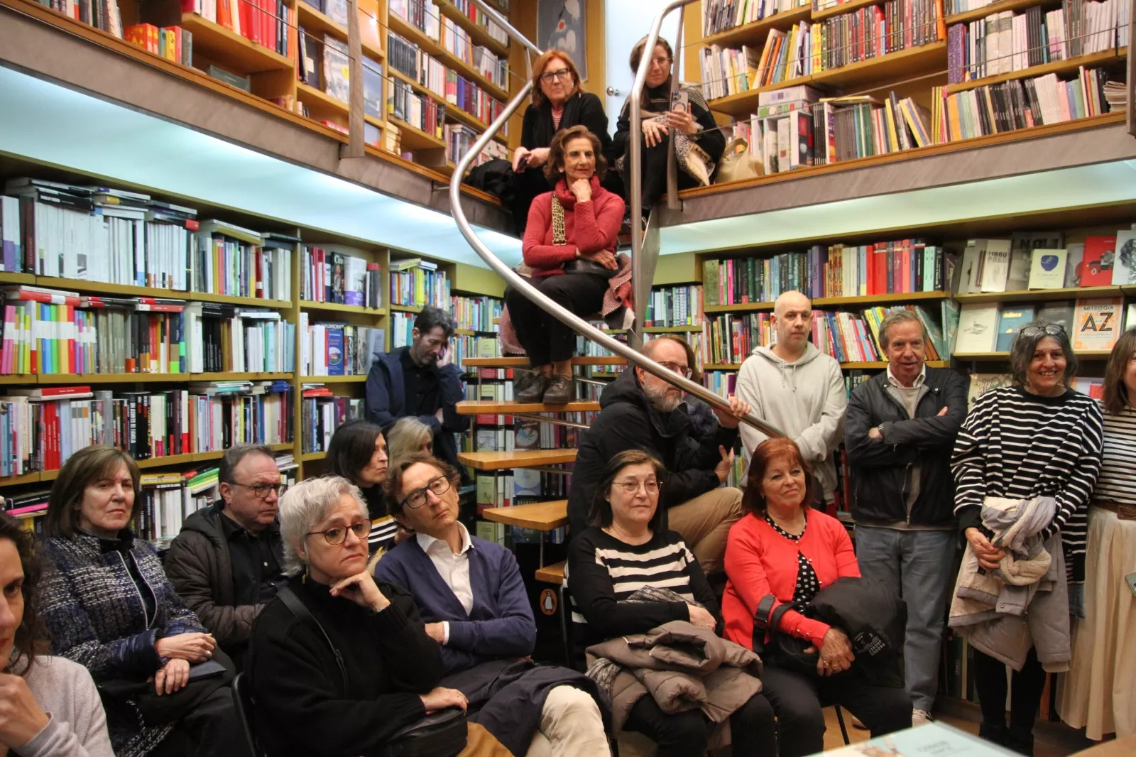 Presentación de 'Los domingos también' de Juan Berrio en la Librería Anónima. Foto Carlos Neofato