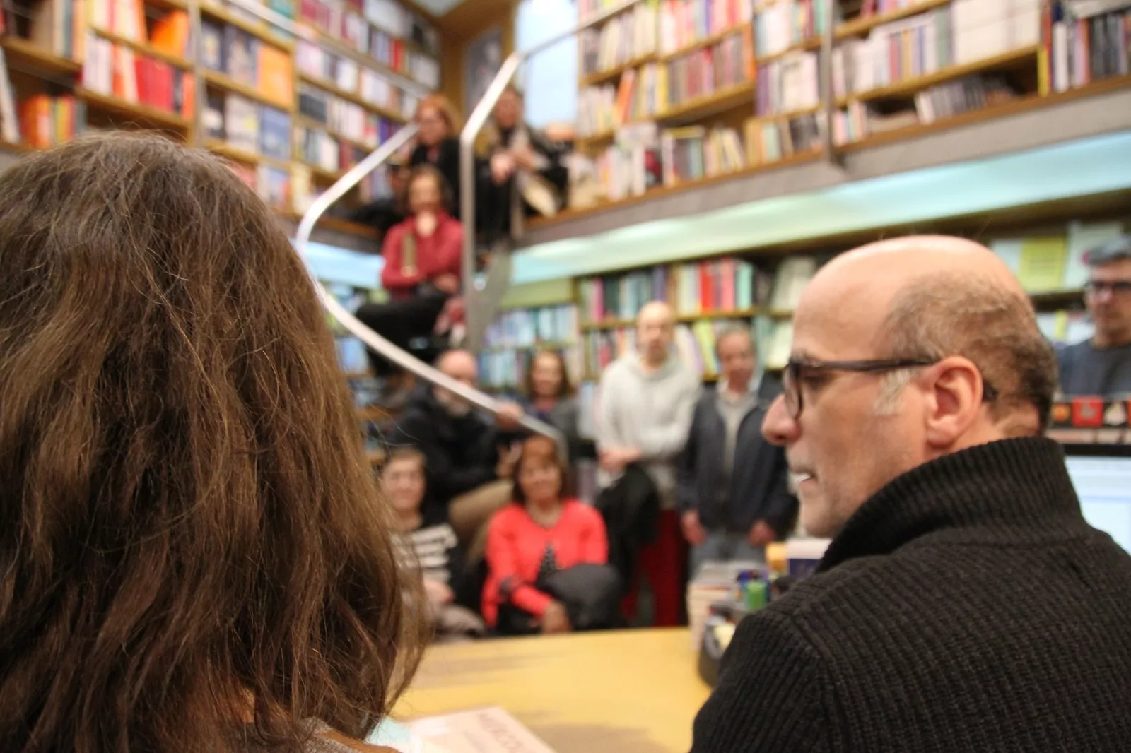 Presentación de 'Los domingos también' de Juan Berrio en la Librería Anónima. Foto Carlos Neofato