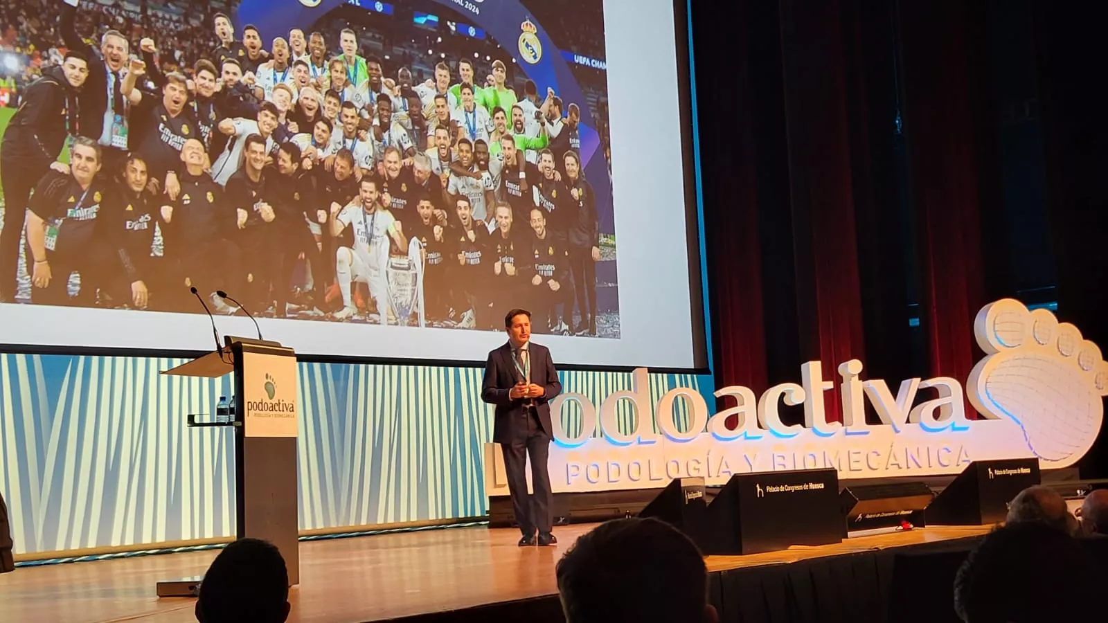 Inauguración del XII Congreso de Podoactiva en el Palacio de Congresos de Huesca