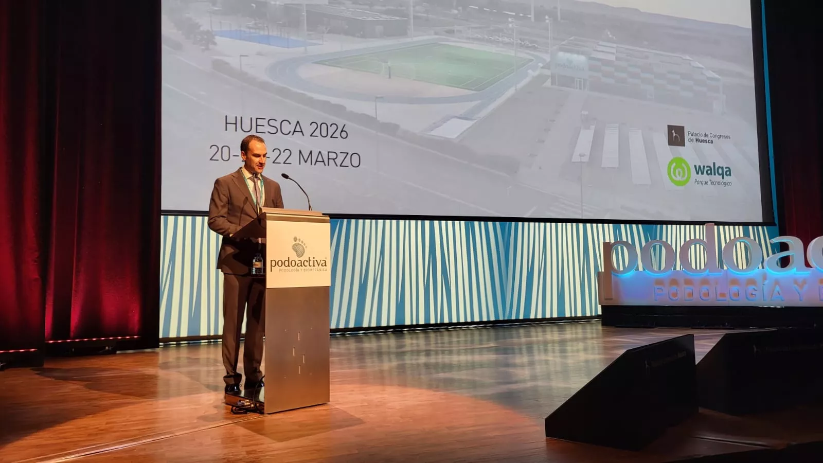 Inauguración del XII Congreso de Podoactiva en el Palacio de Congresos de Huesca