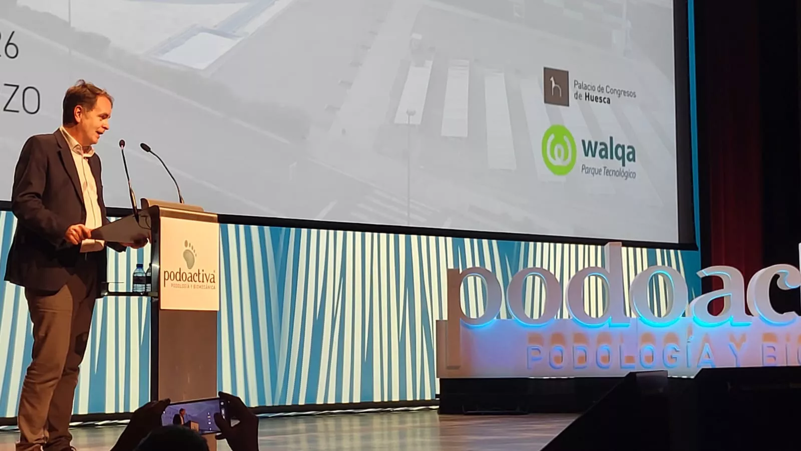 Inauguración del XII Congreso de Podoactiva en el Palacio de Congresos de Huesca