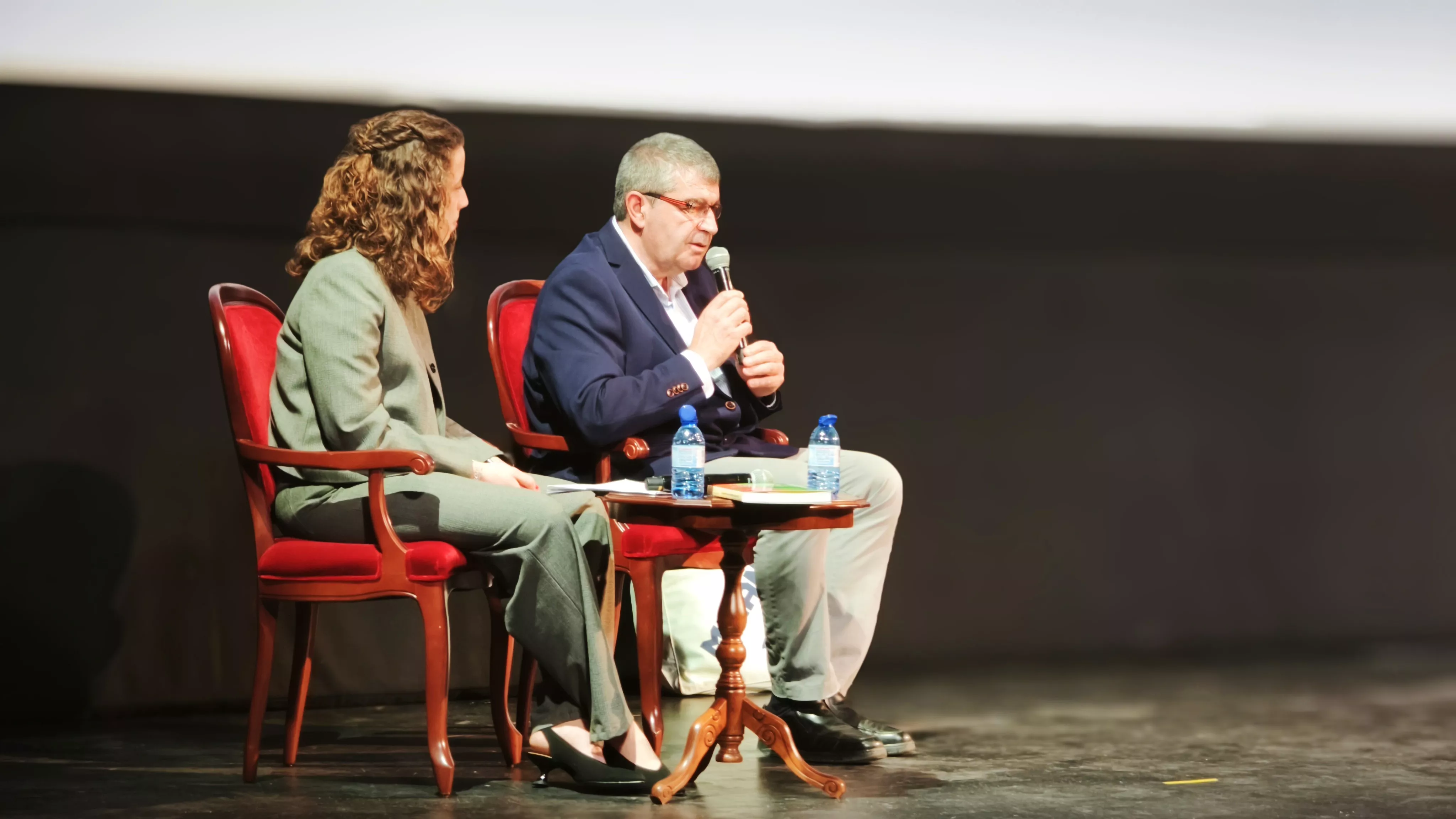 Presentación del libro de Ignacio Almudévar en el Teatro Olimpia. Foto María José Sampietro
