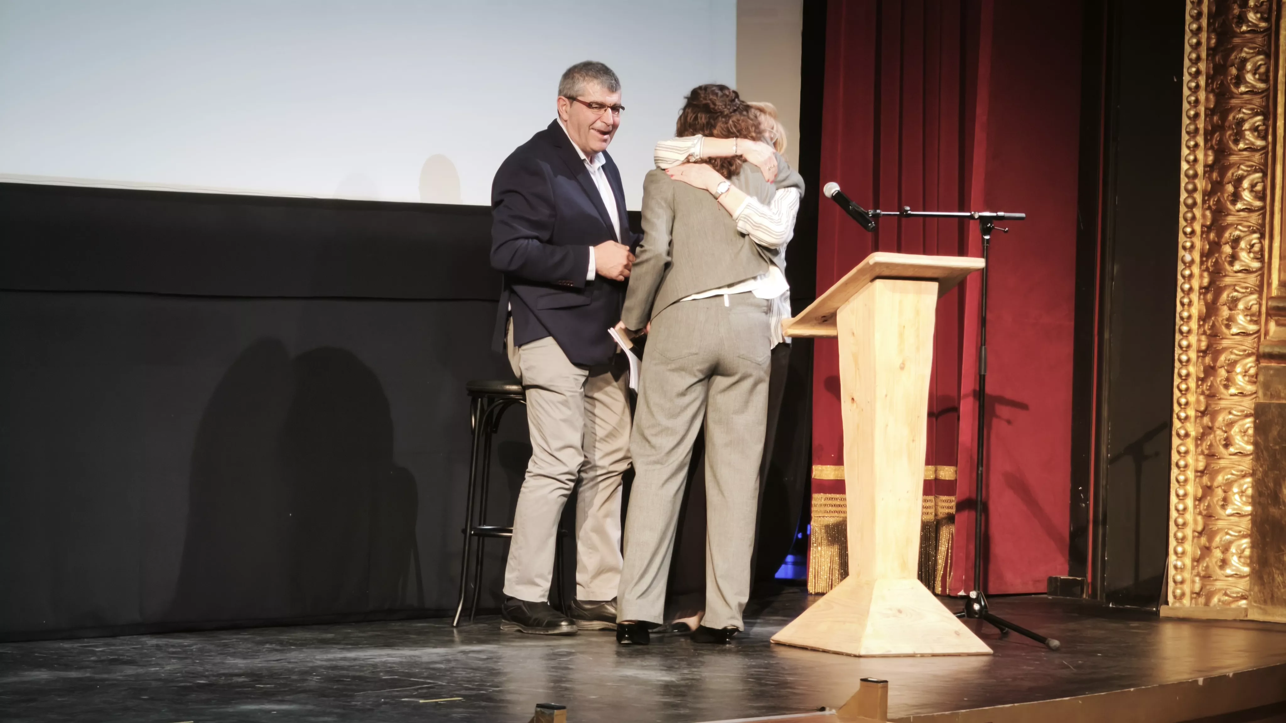 Presentación del libro de Ignacio Almudévar en el Teatro Olimpia. Foto María José Sampietro