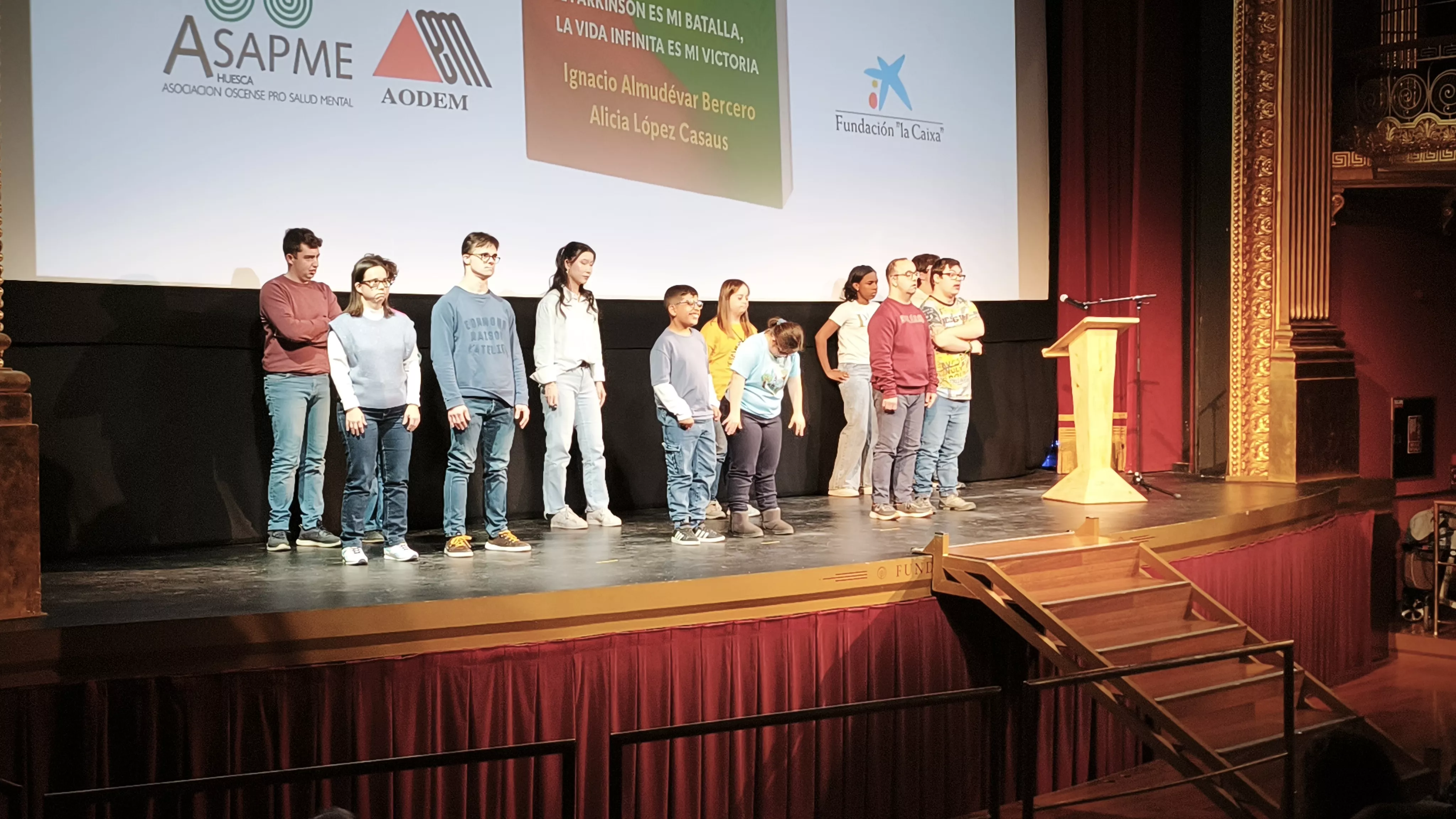 Presentación del libro de Ignacio Almudévar en el Teatro Olimpia. Foto María José Sampietro