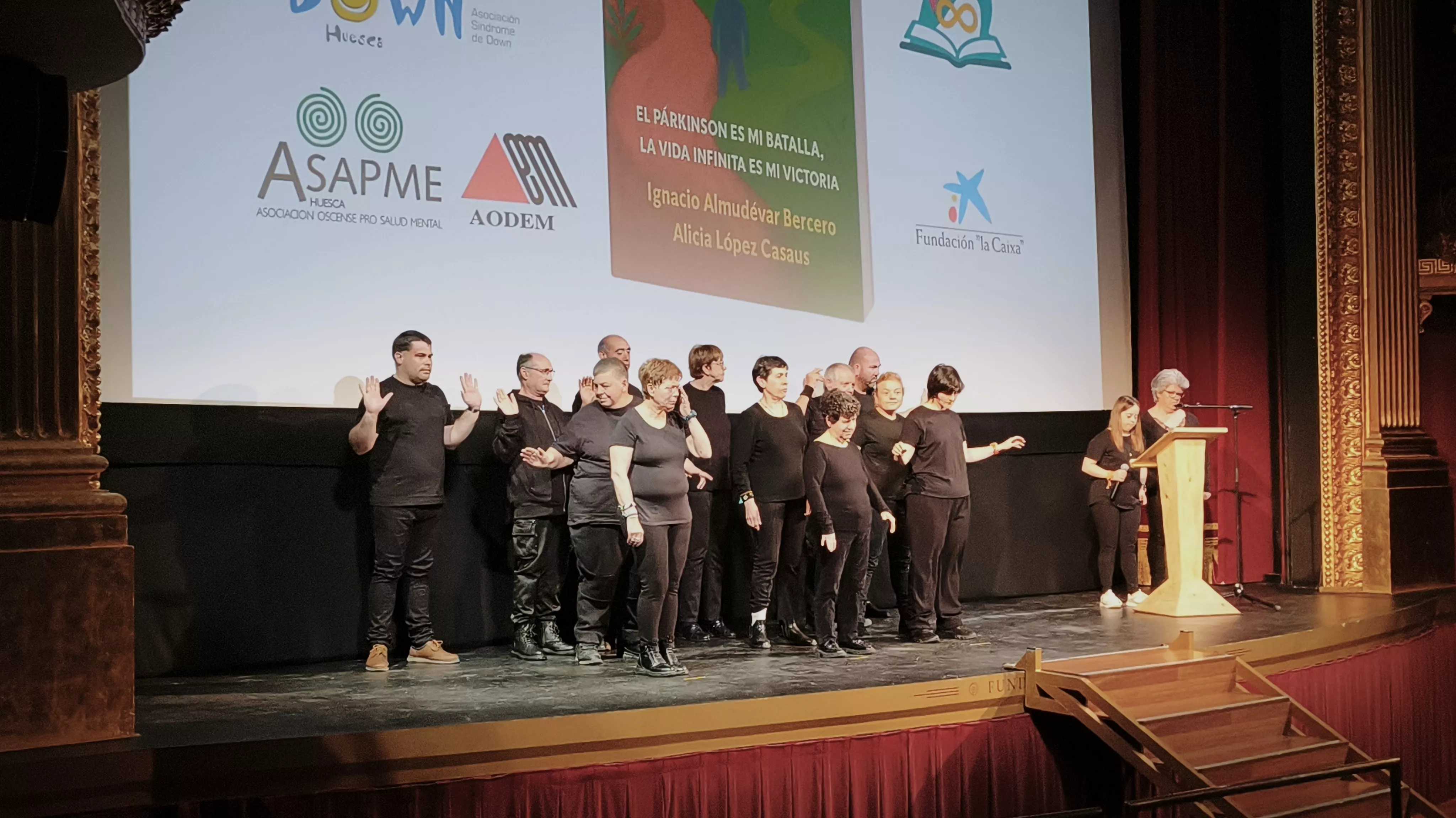 Presentación del libro de Ignacio Almudévar en el Teatro Olimpia. Foto María José Sampietro