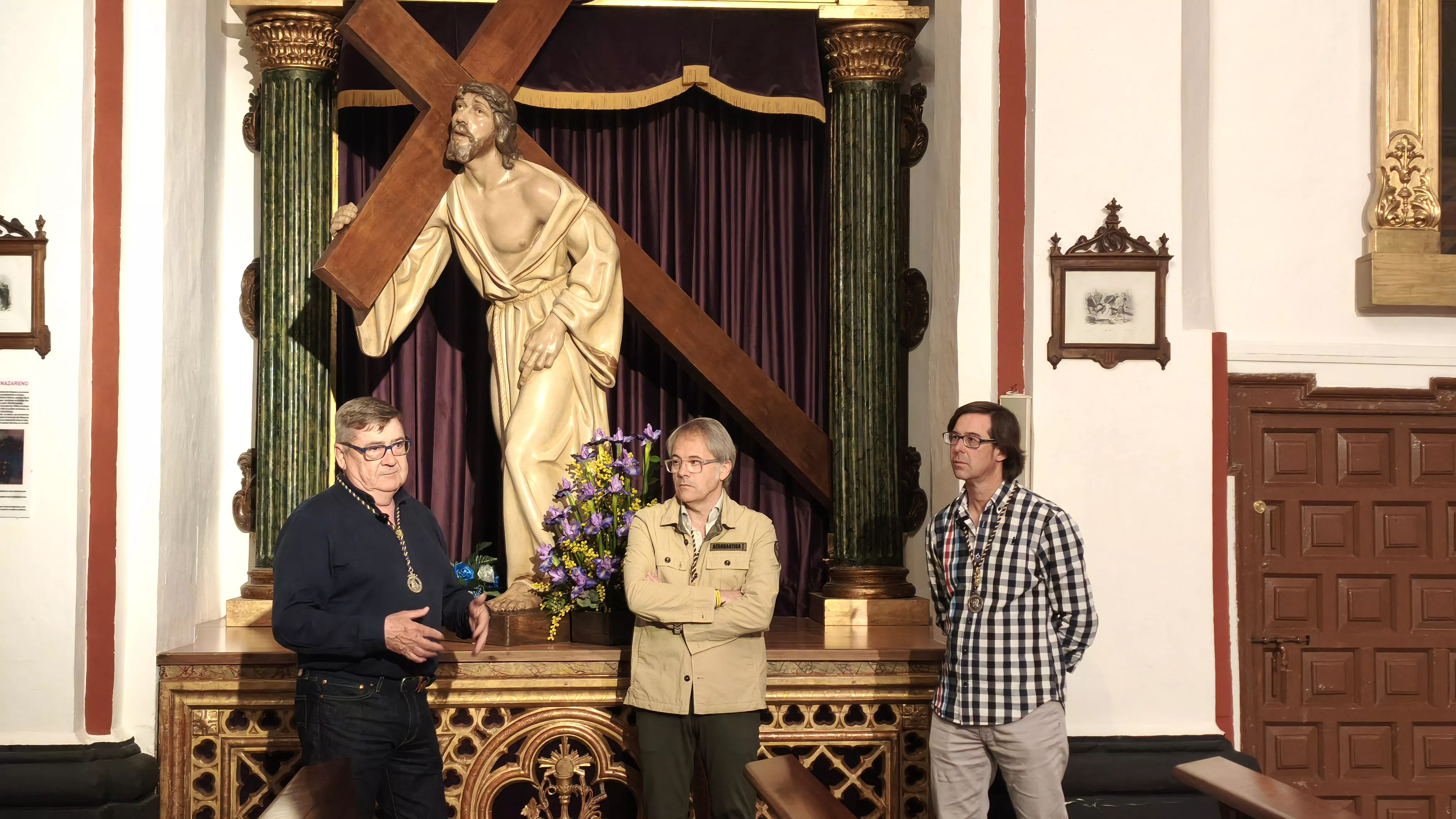 María Santísima de la Salud y de las Lágrimas procesiona por primera vez en Huesca. Foto María José Sampietro