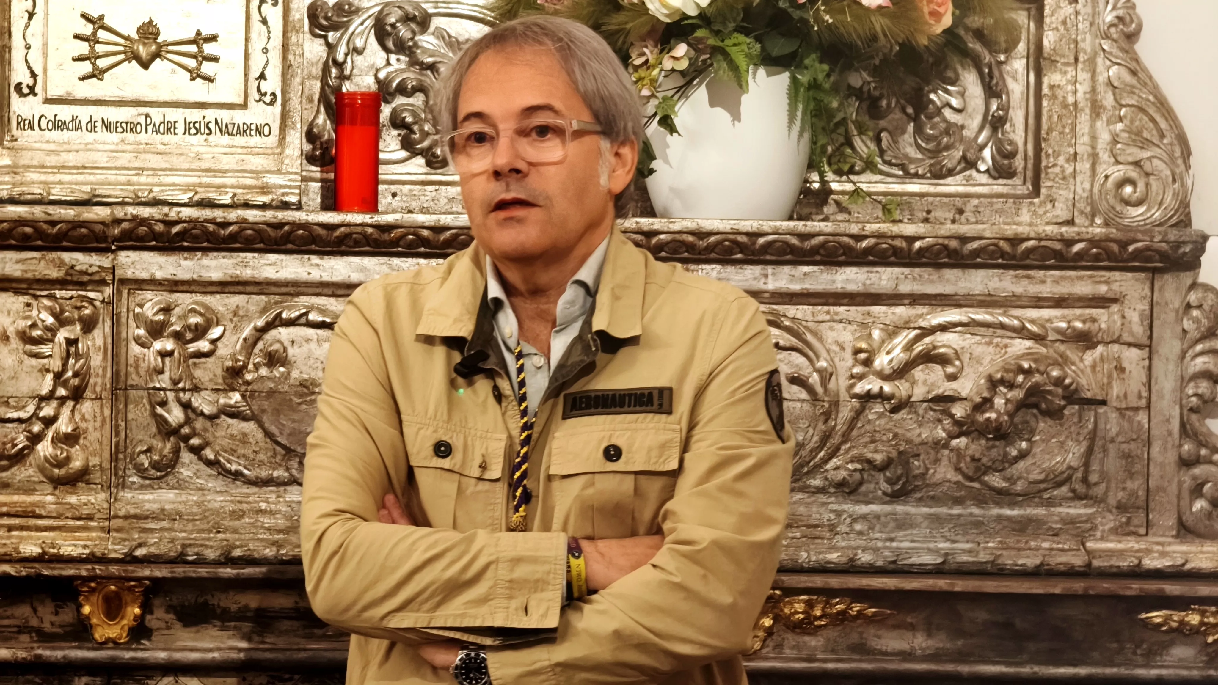 María Santísima de la Salud y de las Lágrimas procesiona por primera vez en Huesca. Foto María José Sampietro