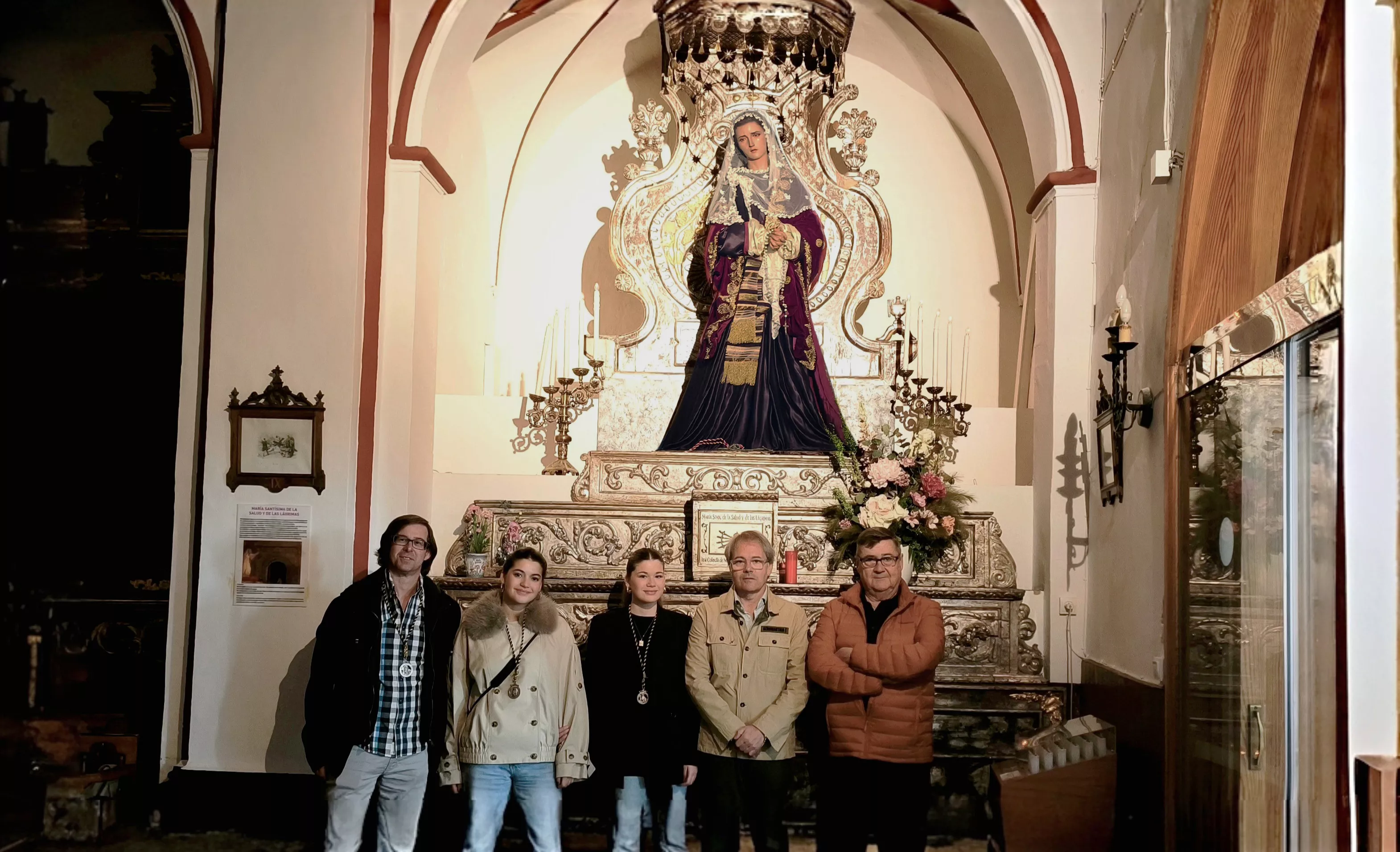 María Santísima de la Salud y de las Lágrimas procesiona por primera vez en Huesca. Foto María José Sampietro