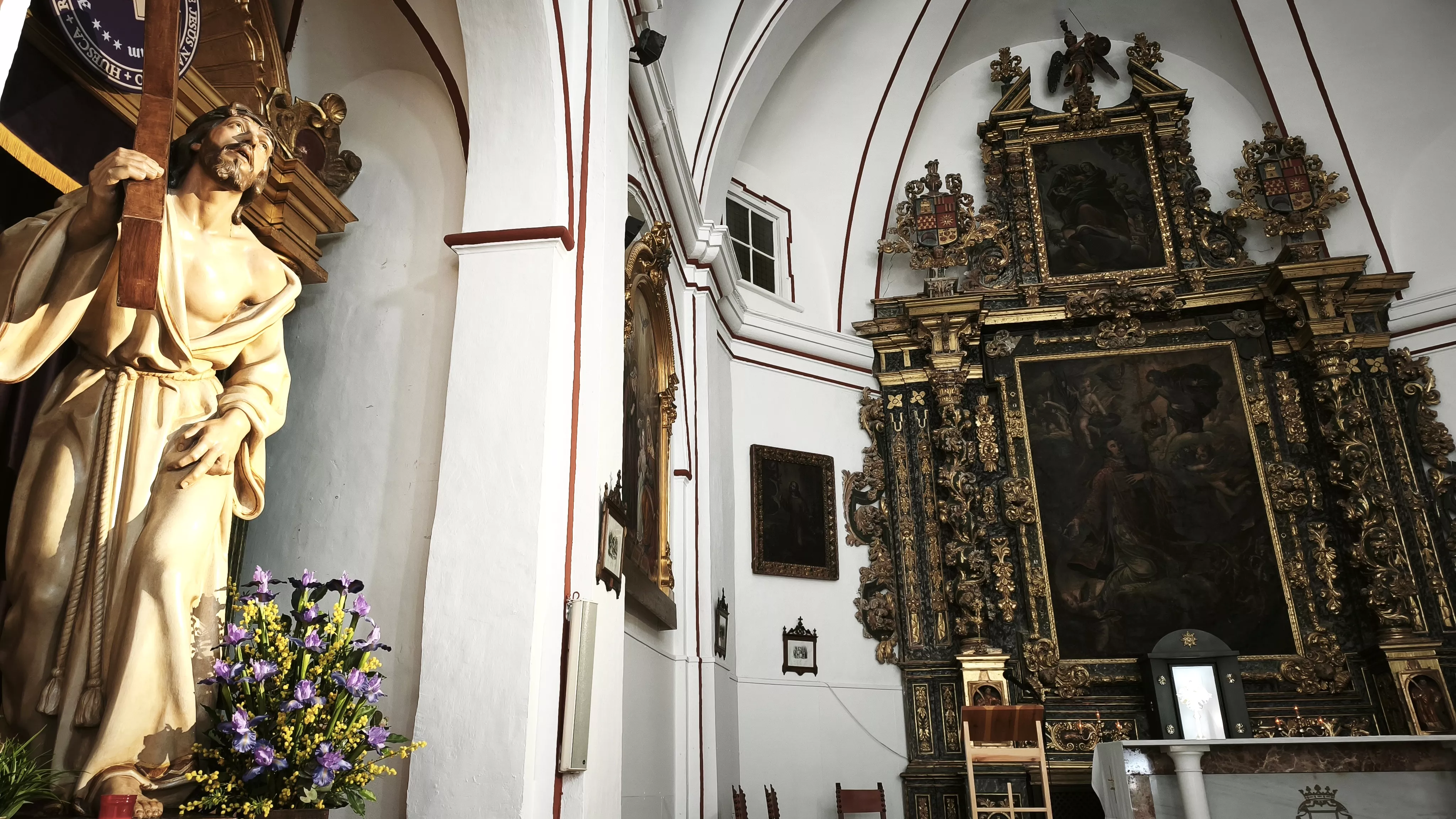 María Santísima de la Salud y de las Lágrimas procesiona por primera vez en Huesca. Foto María José Sampietro