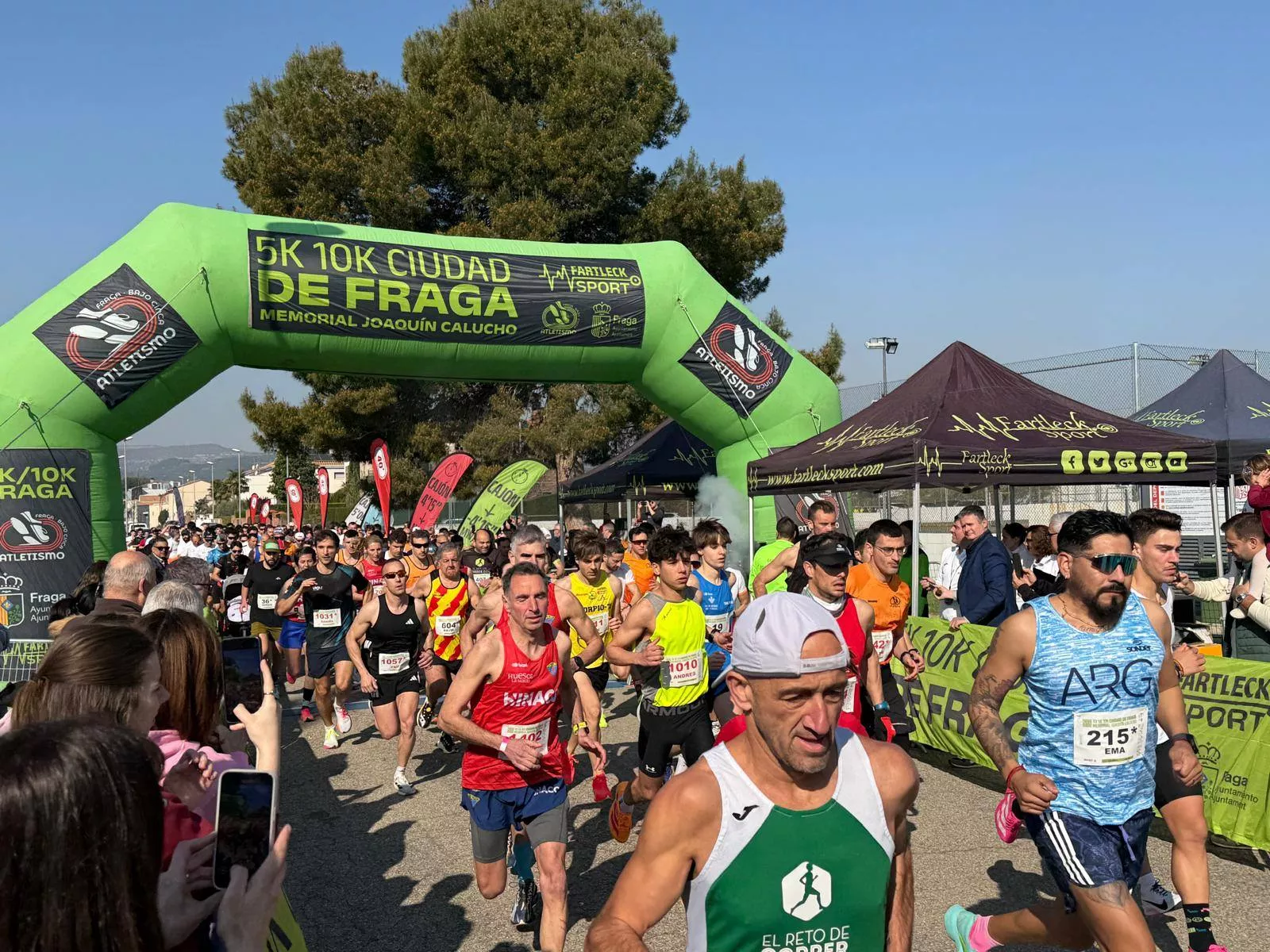 Imagen de la salida de la carrera.