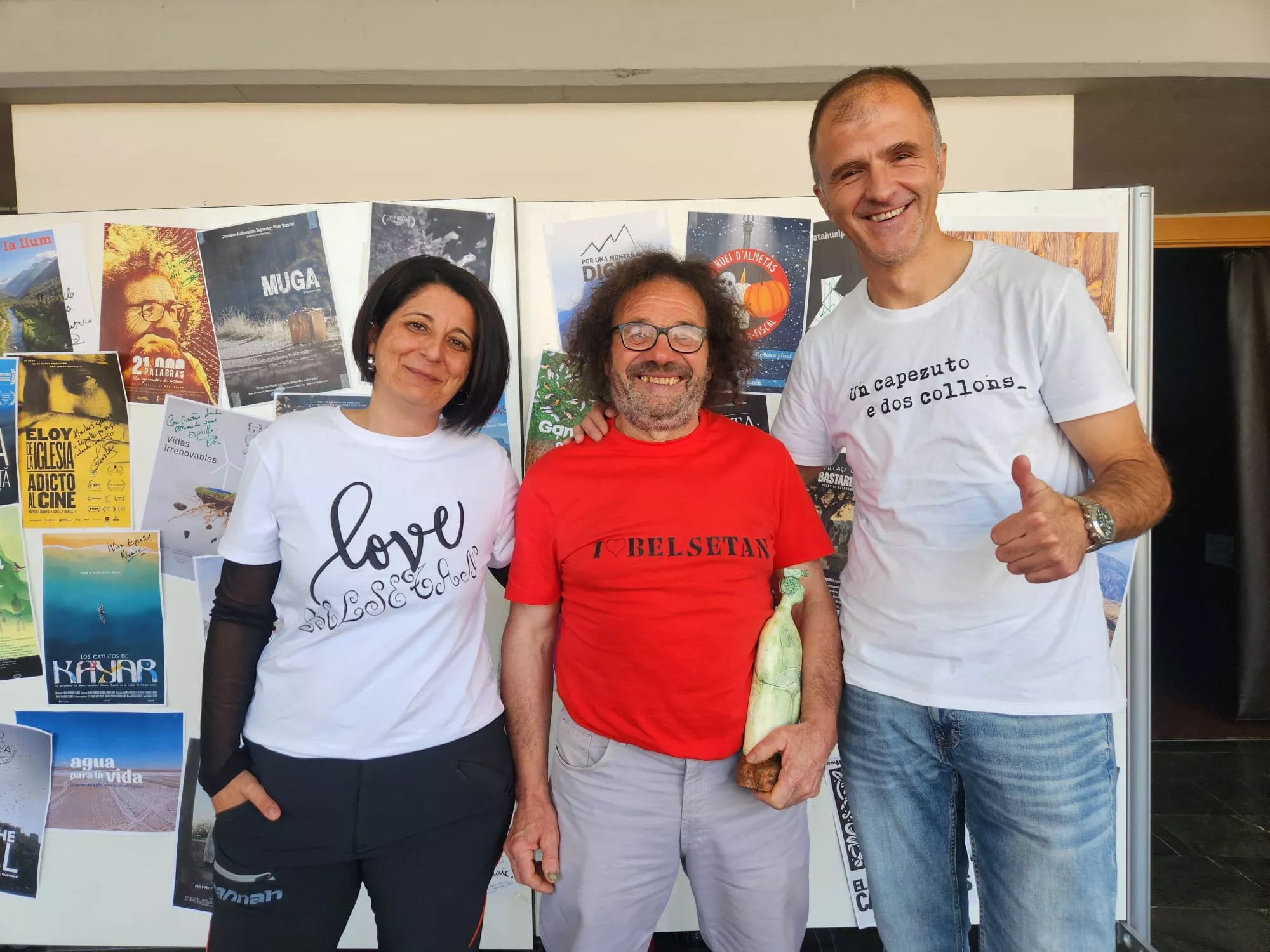 Rosa Broto, AnchelLois Saludas y Maxi Campo.