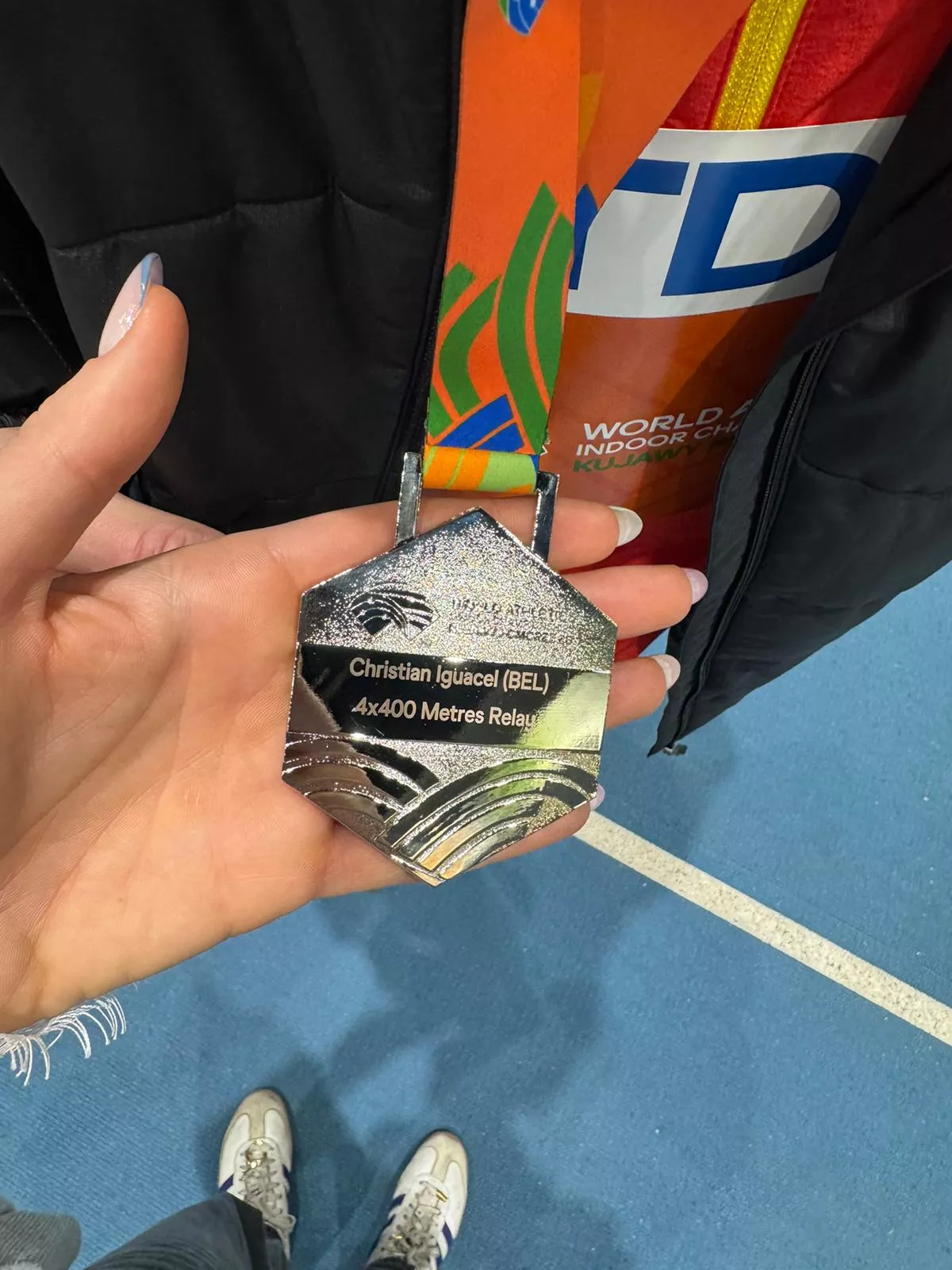 Christian Iguacel, subcampeón del mundo con Bélgica