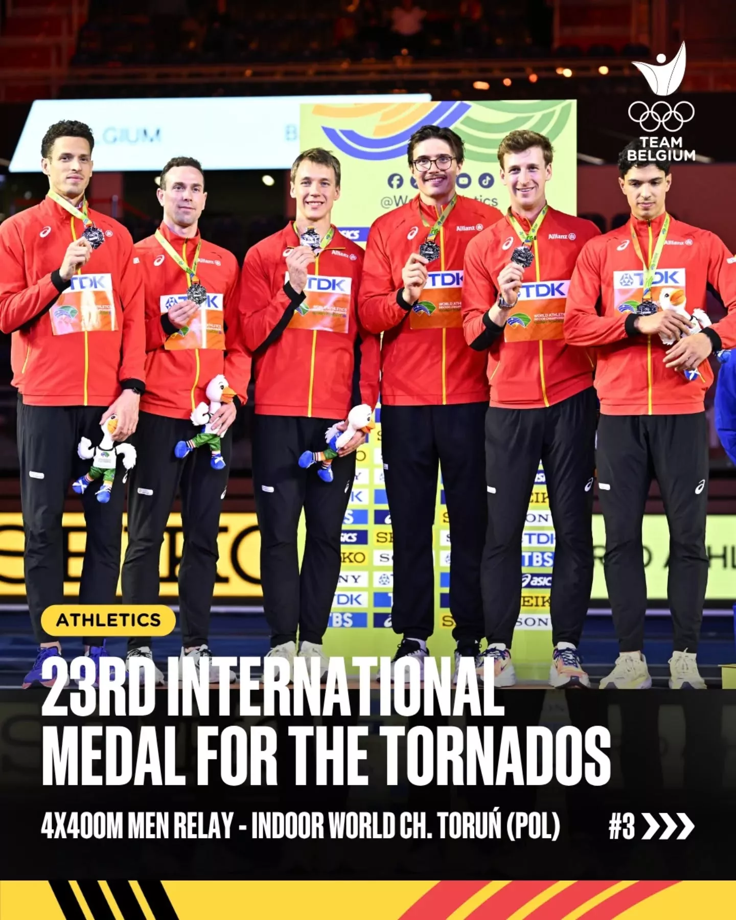 Christian Iguacel, subcampeón del mundo con Bélgica