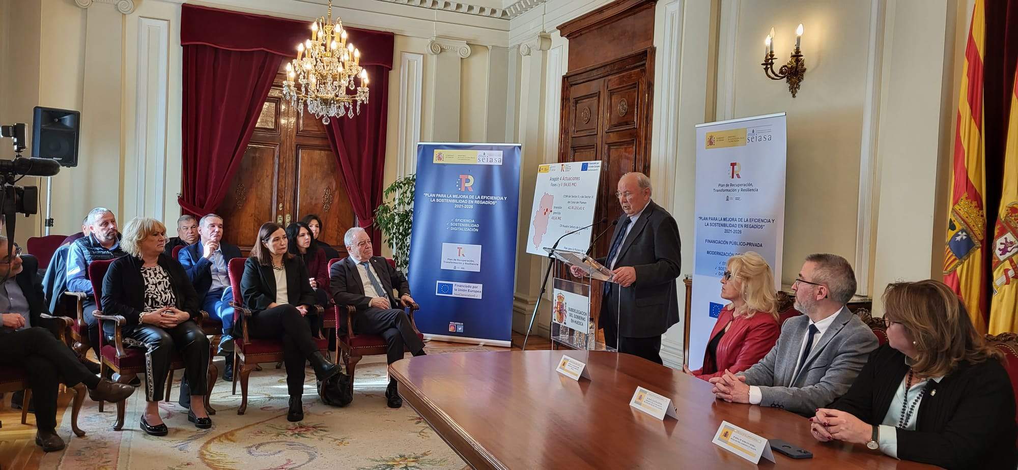 Firma de los convenios para modernización de regadíos 