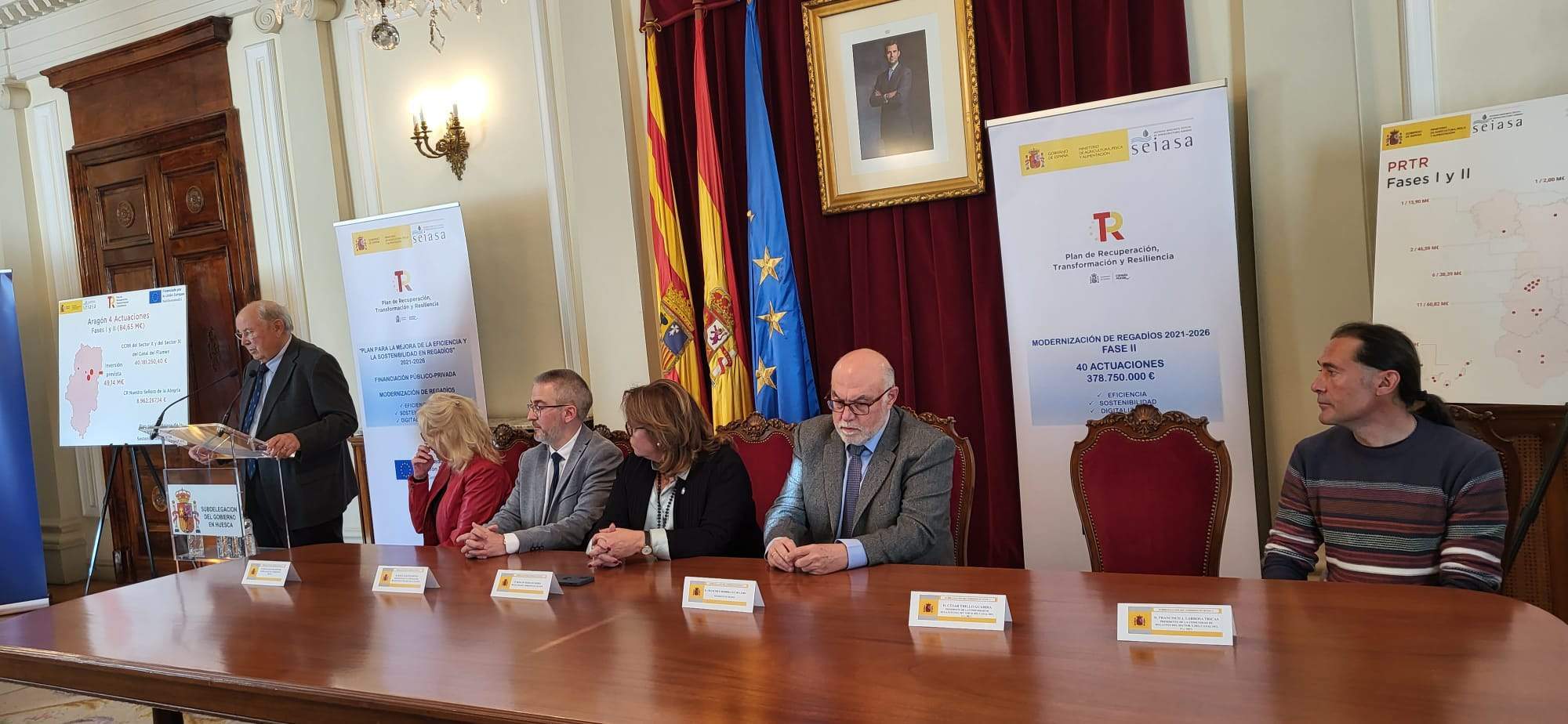 Firma de los convenios para modernización de regadíos 