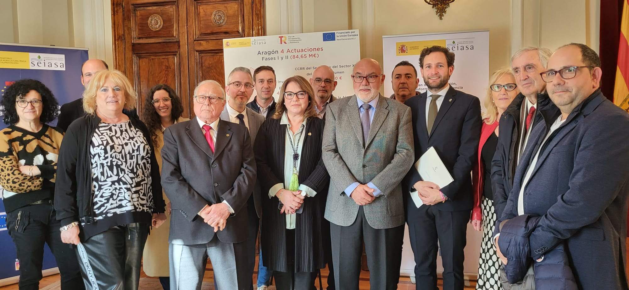 Firma de los convenios para modernización de regadíos 