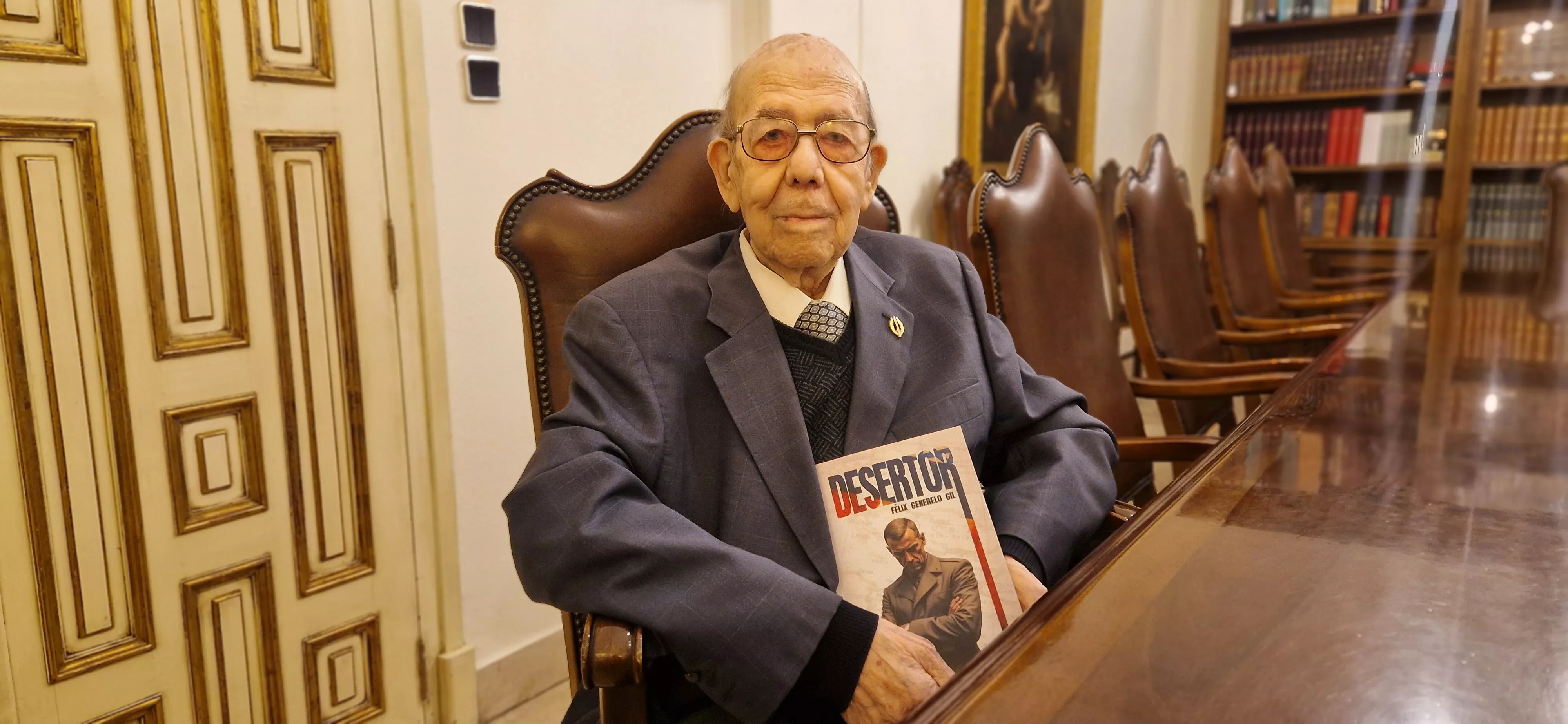 Presentación de "Desertor", obra de Félix Generelo. Foto Myriam Martínez
