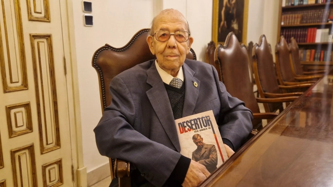 Presentación de "Desertor", obra de Félix Generelo. Foto Myriam Martínez