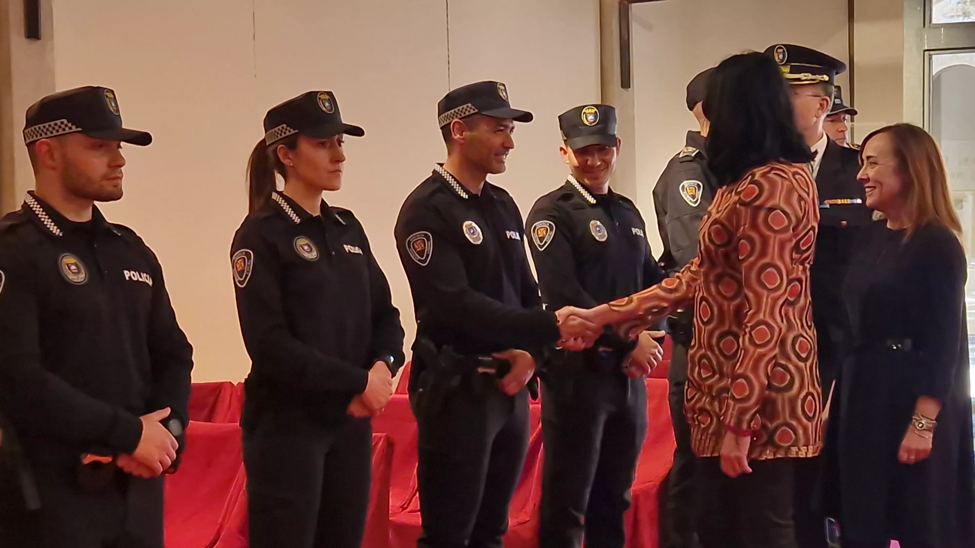 Incorporación de ocho nuevos agentes a la Policía Local de Huesca. Foto Myriam Martínez