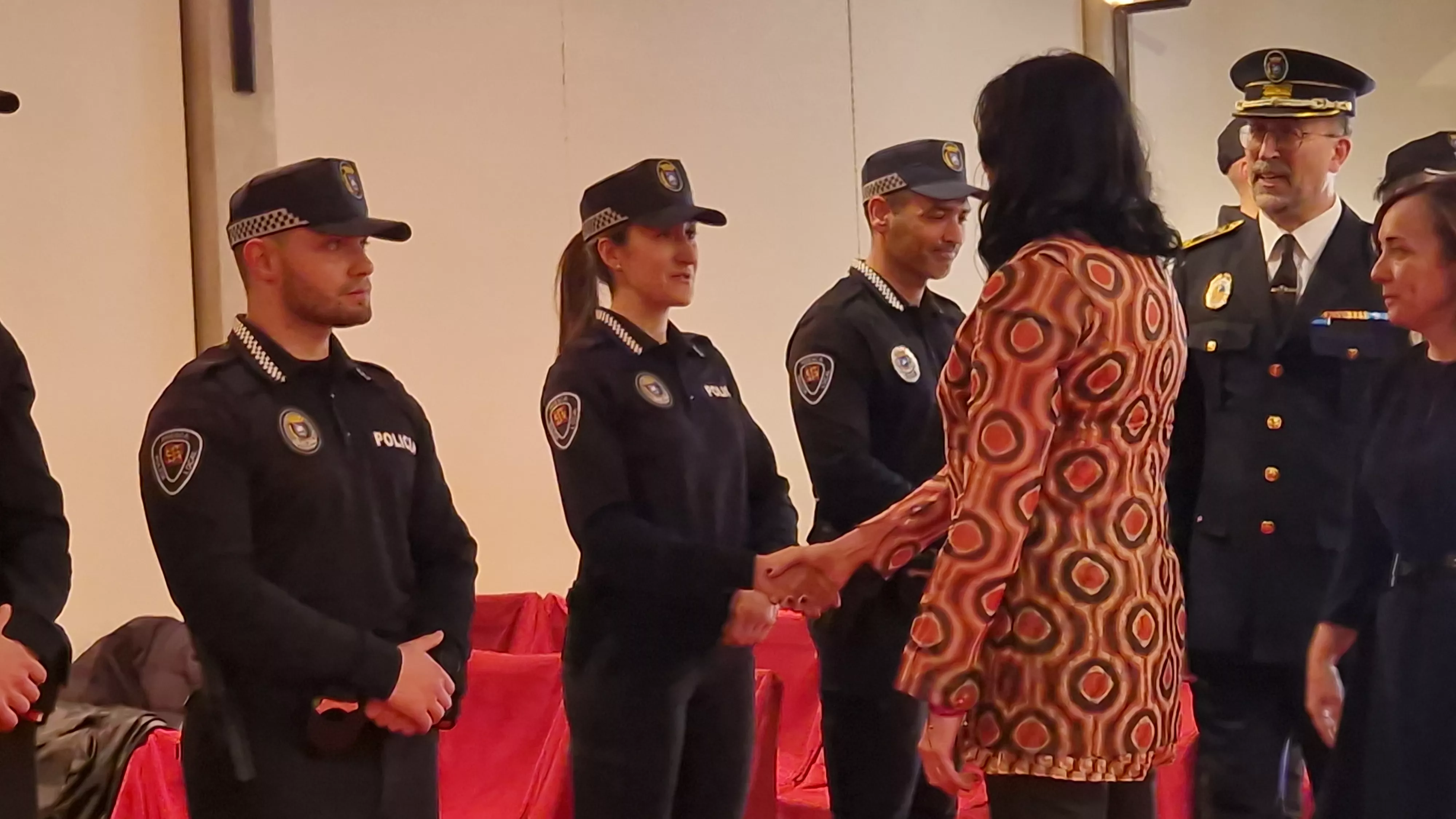 Incorporación de ocho nuevos agentes a la Policía Local de Huesca. Foto Myriam Martínez