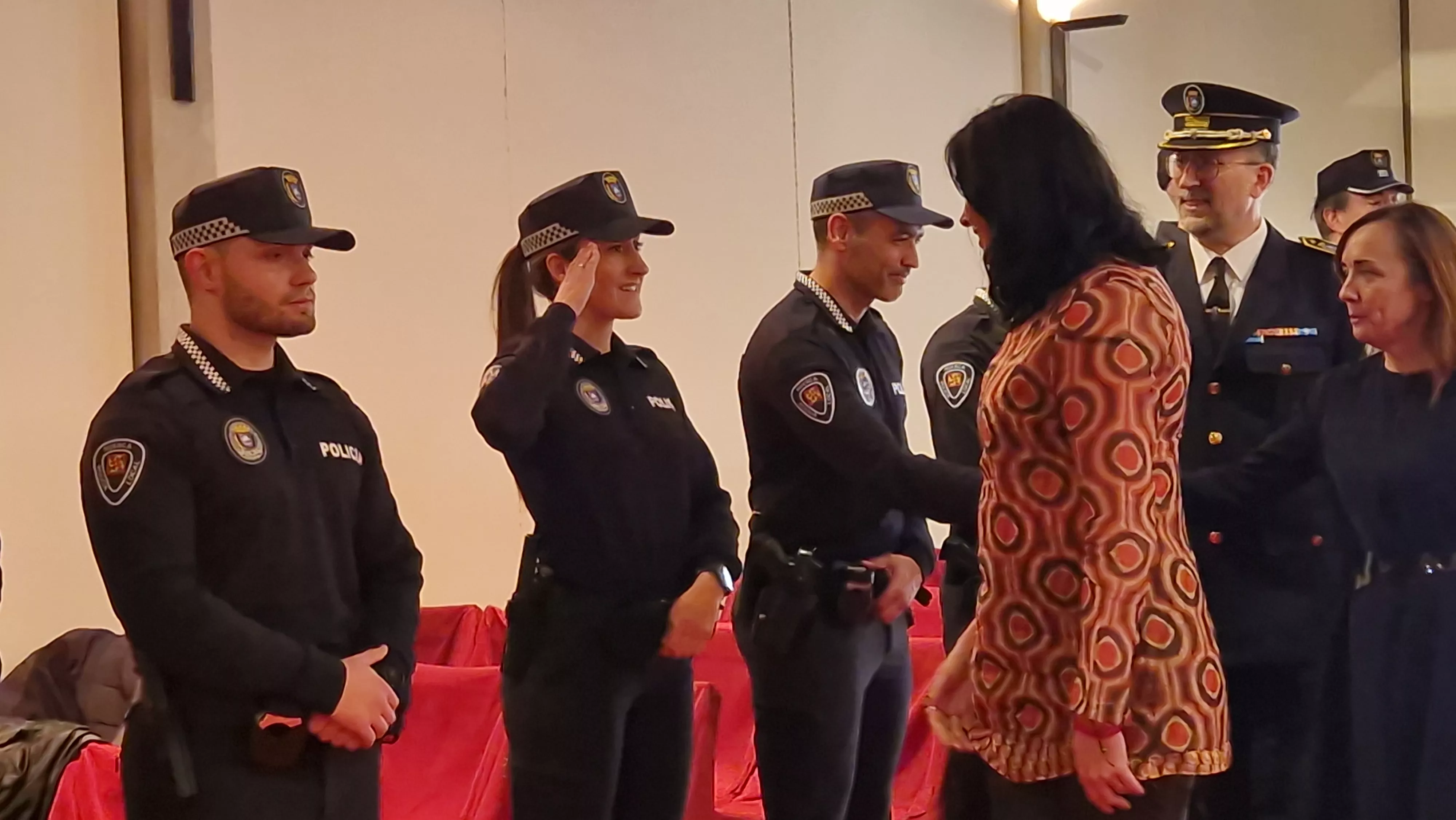Incorporación de ocho nuevos agentes a la Policía Local de Huesca. Foto Myriam Martínez