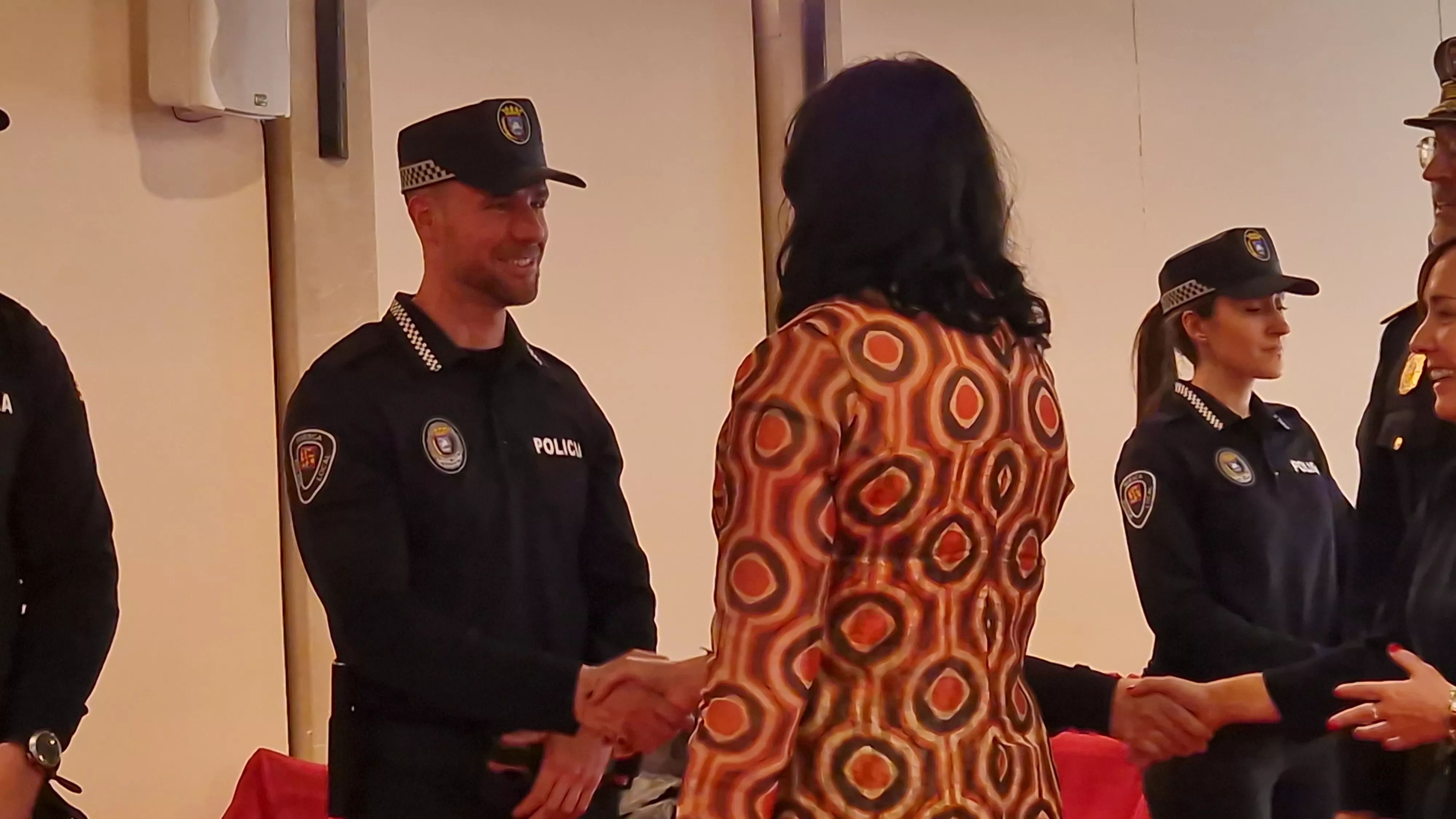 Incorporación de ocho nuevos agentes a la Policía Local de Huesca. Foto Myriam Martínez