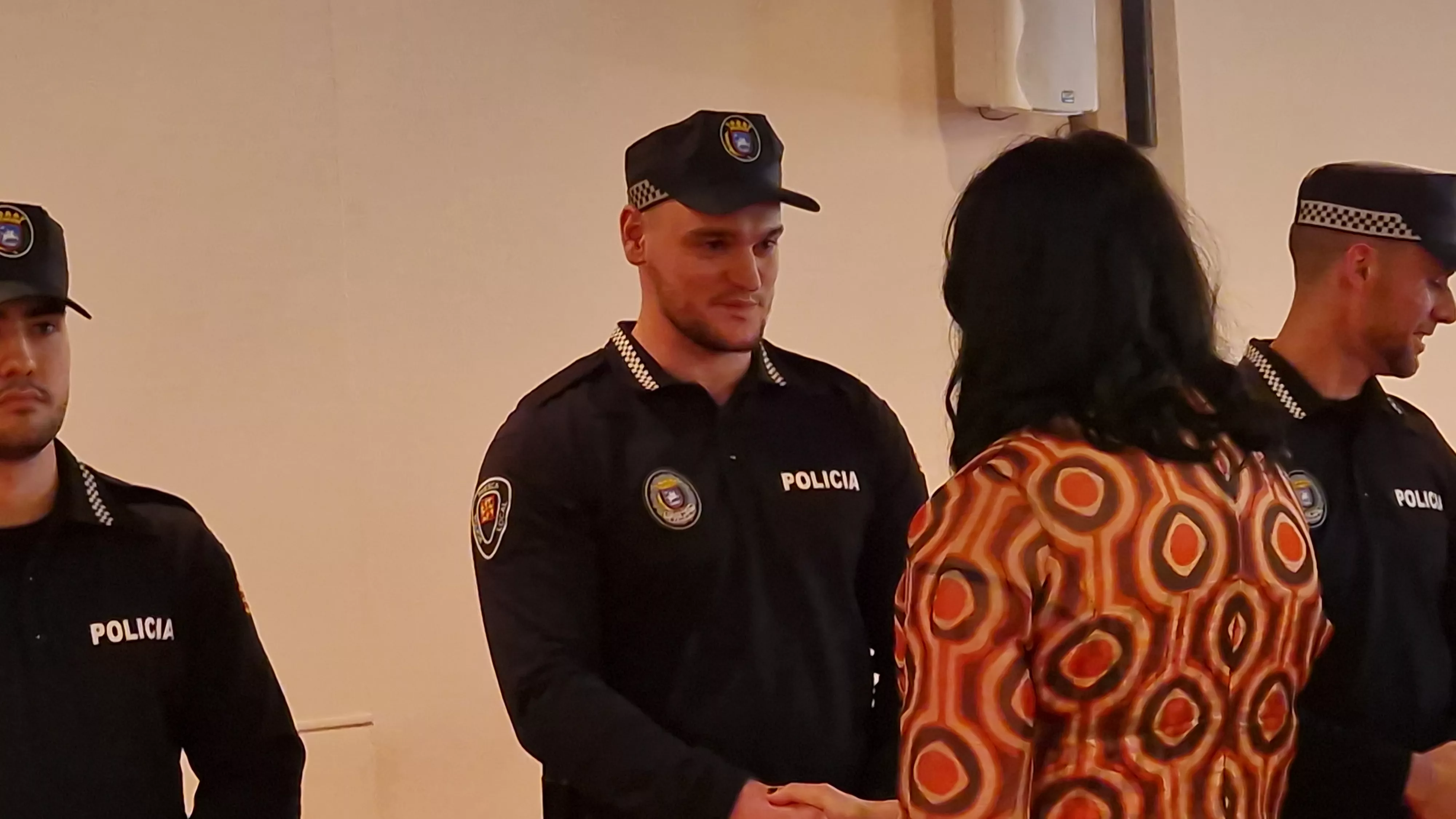 Incorporación de ocho nuevos agentes a la Policía Local de Huesca. Foto Myriam Martínez