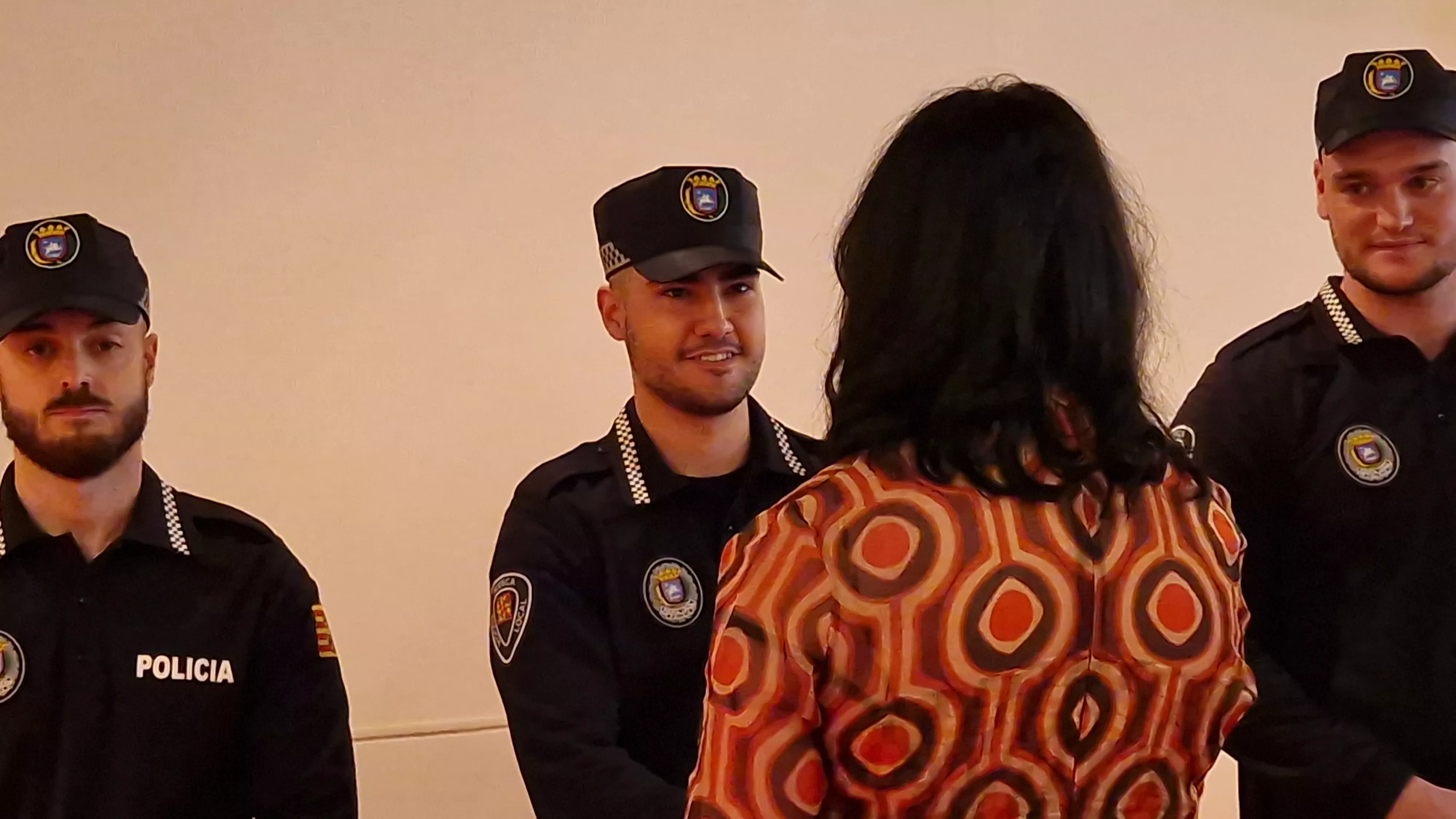 Incorporación de ocho nuevos agentes a la Policía Local de Huesca. Foto Myriam Martínez