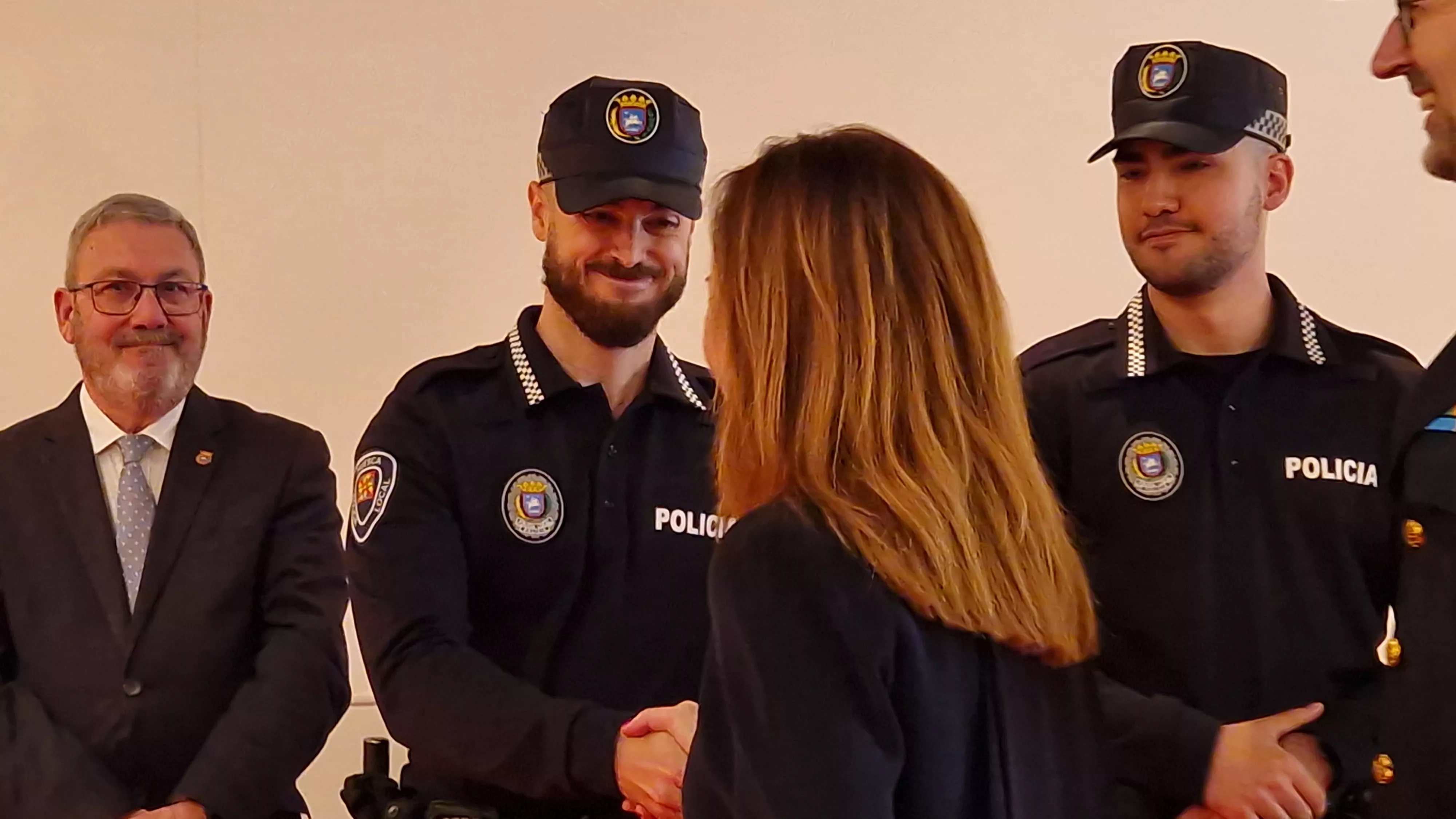 Incorporación de ocho nuevos agentes a la Policía Local de Huesca. Foto Myriam Martínez