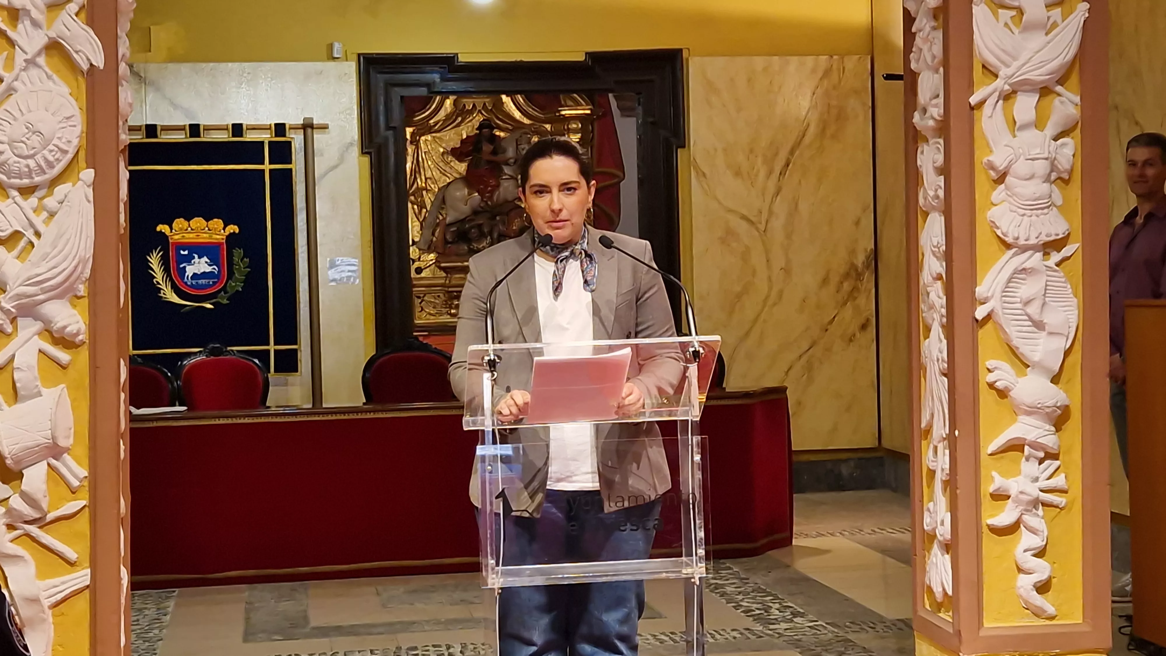 Incorporación de ocho nuevos agentes a la Policía Local de Huesca. Foto Myriam Martínez