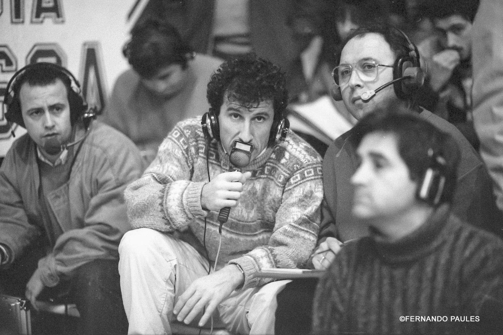 José Antonio Martín Otín "Petón" y José Luis Trallero. Foto Fernando Paúles