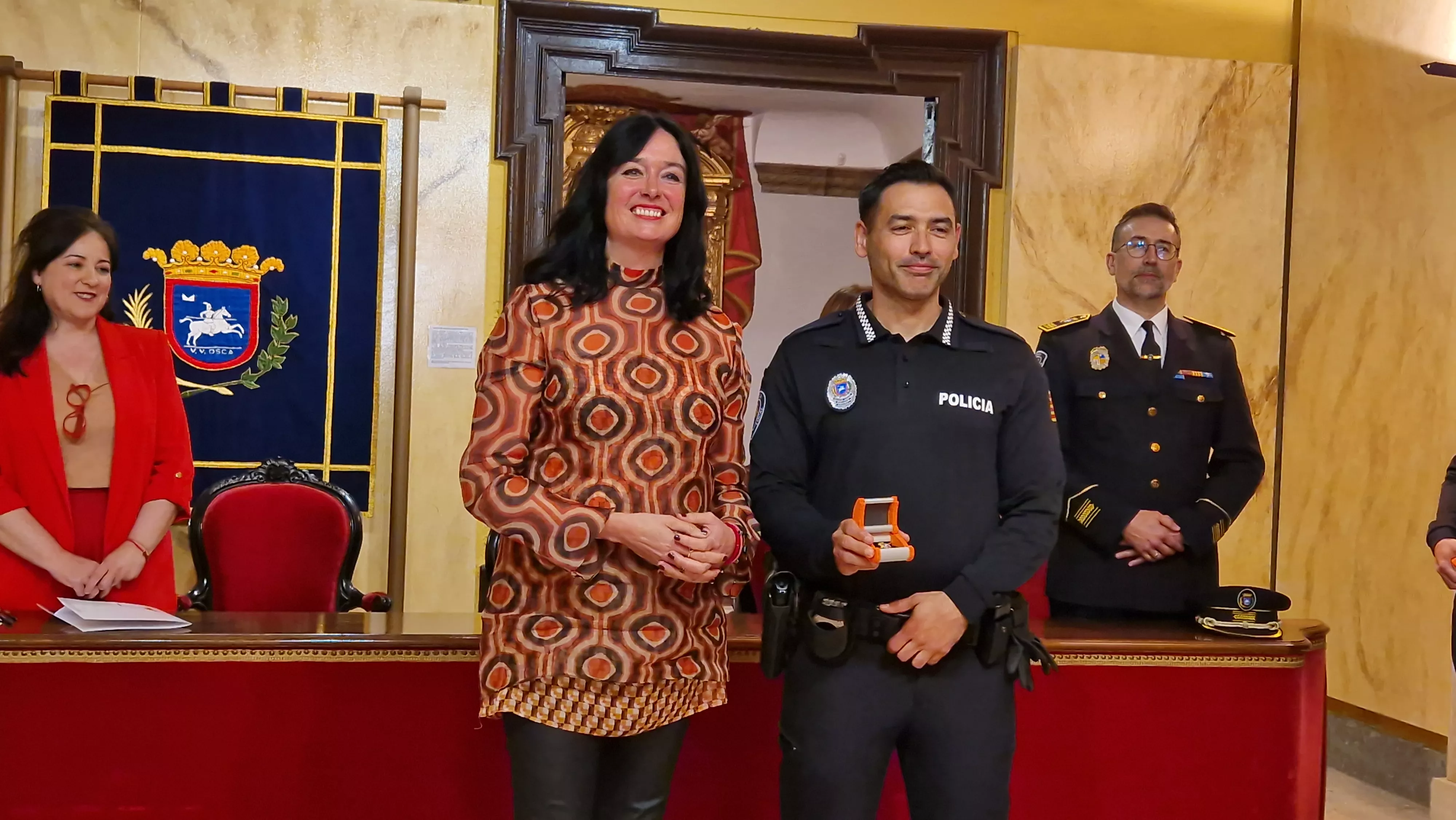 Incorporación de ocho nuevos agentes a la Policía Local de Huesca. Foto Myriam Martínez