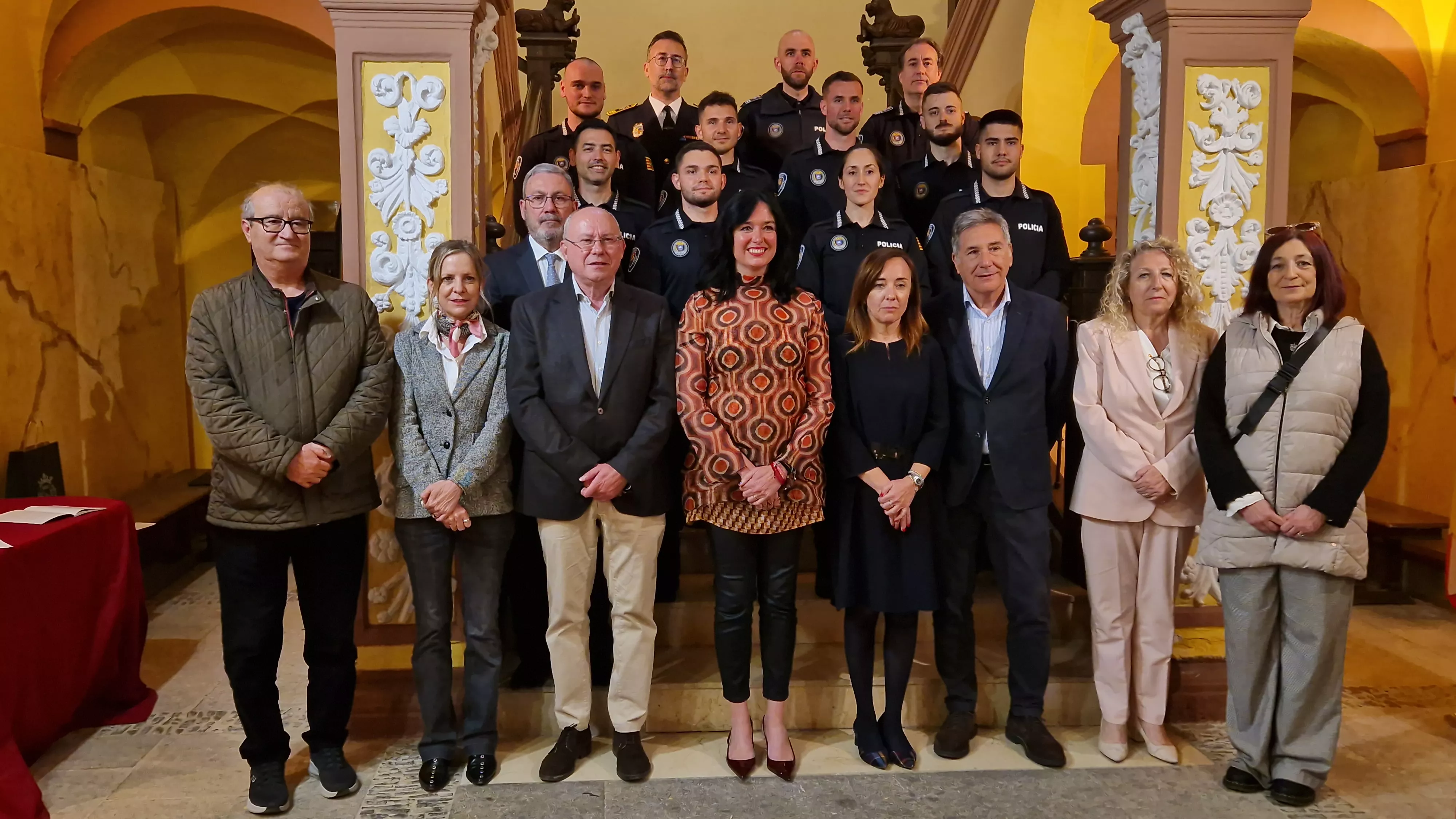 Incorporación de ocho nuevos agentes a la Policía Local de Huesca. Foto Myriam Martínez