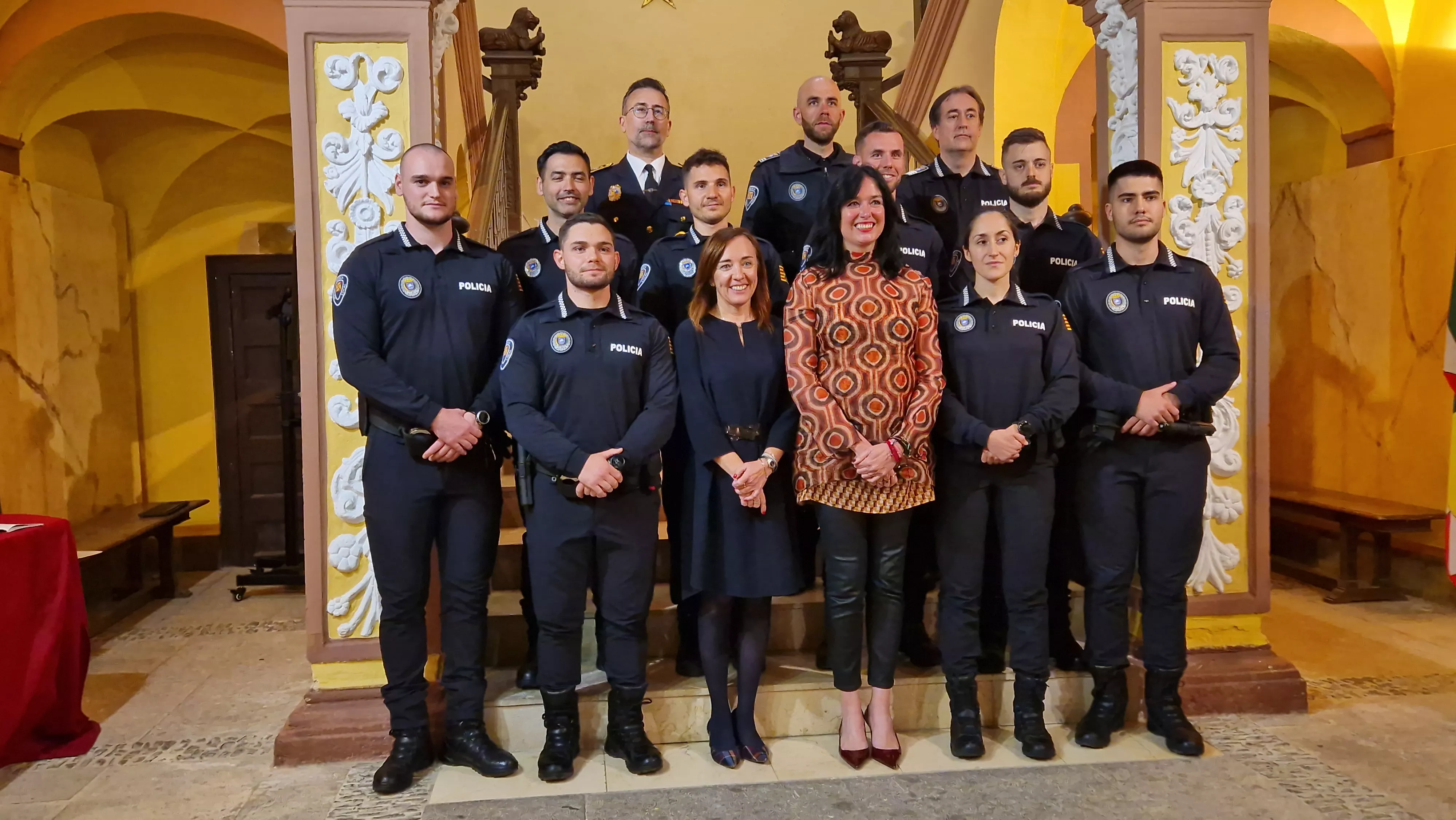 Incorporación de ocho nuevos agentes a la Policía Local de Huesca. Foto Myriam Martínez