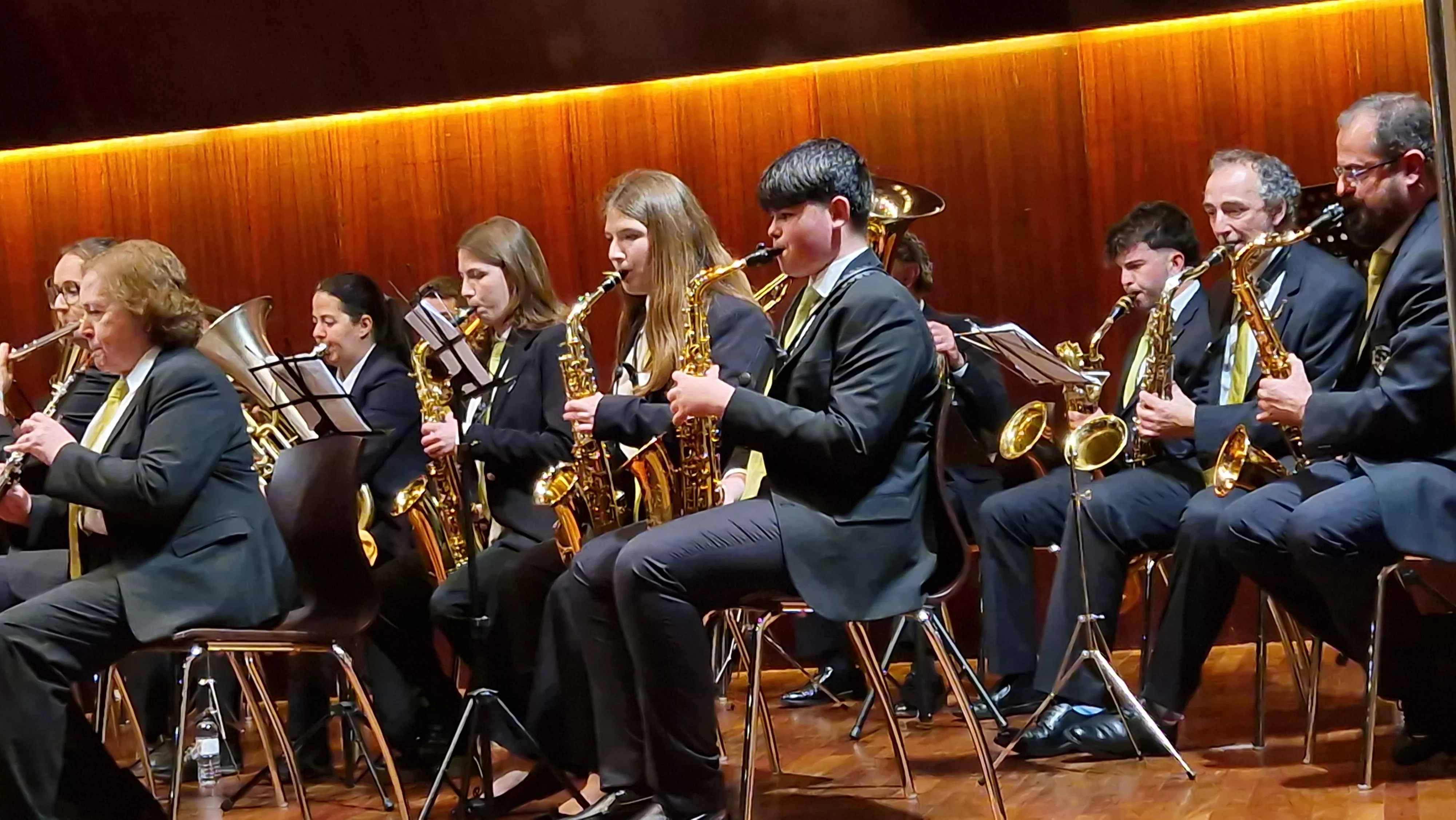 Concierto de Semana Santa de la Banda de Música de Huesca. Foto Myriam Martínez