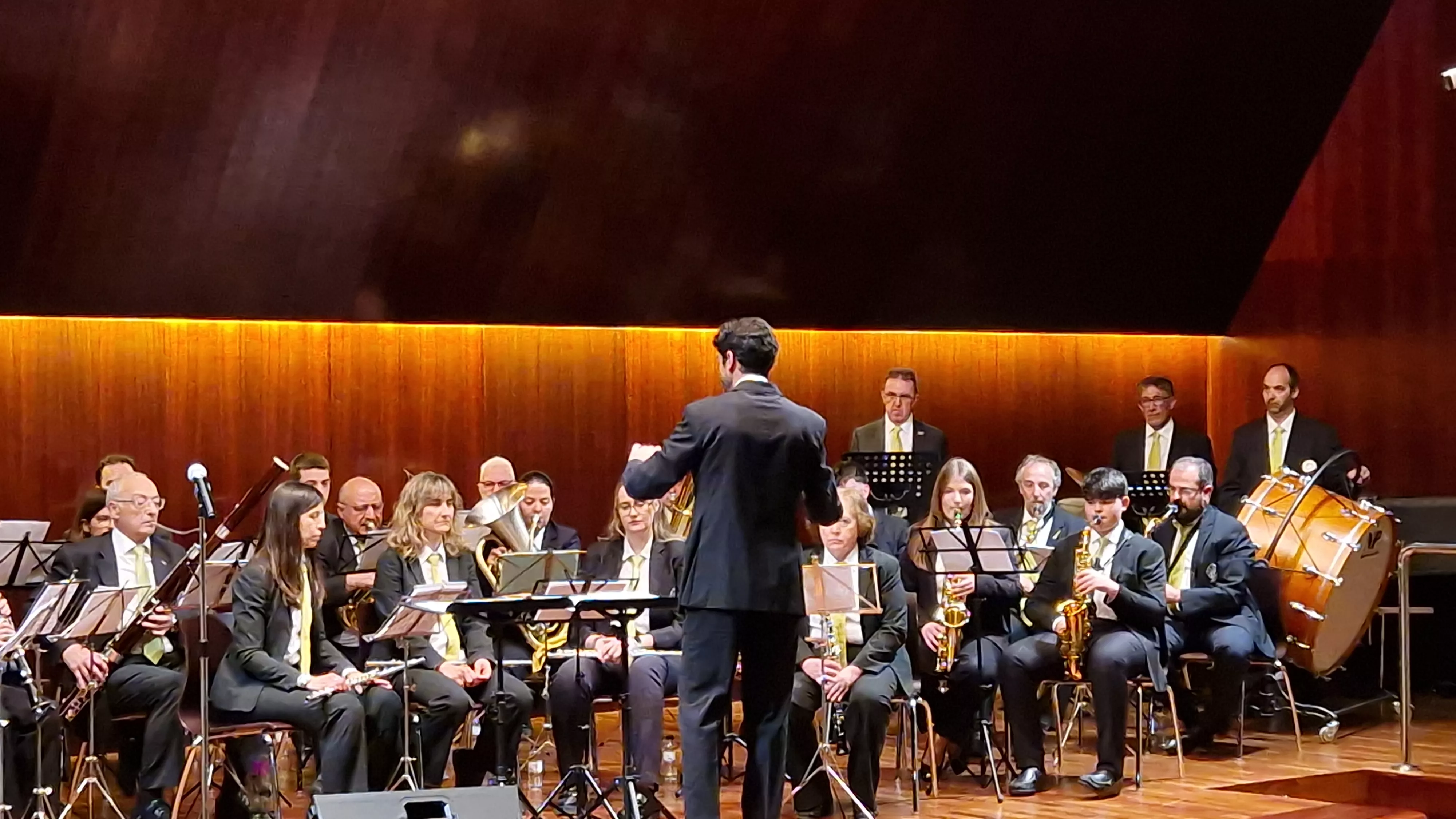 Concierto de Semana Santa de la Banda de Música de Huesca. Foto Myriam Martínez