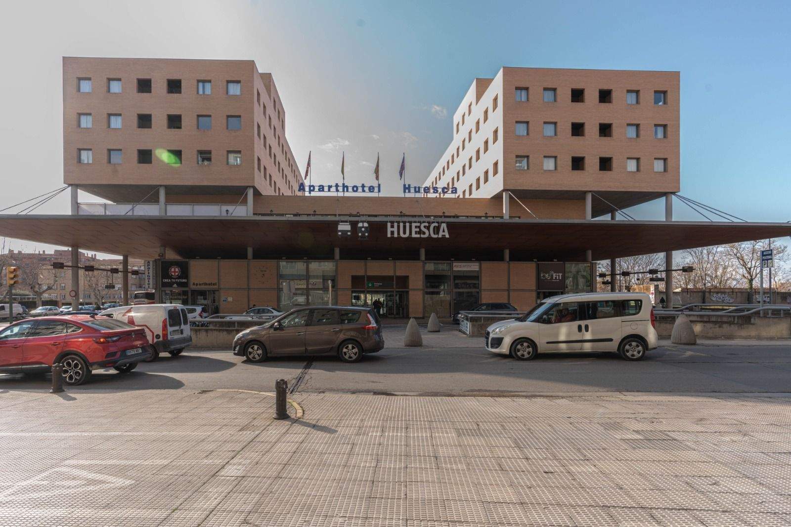Estación de bus-tren Huesca.