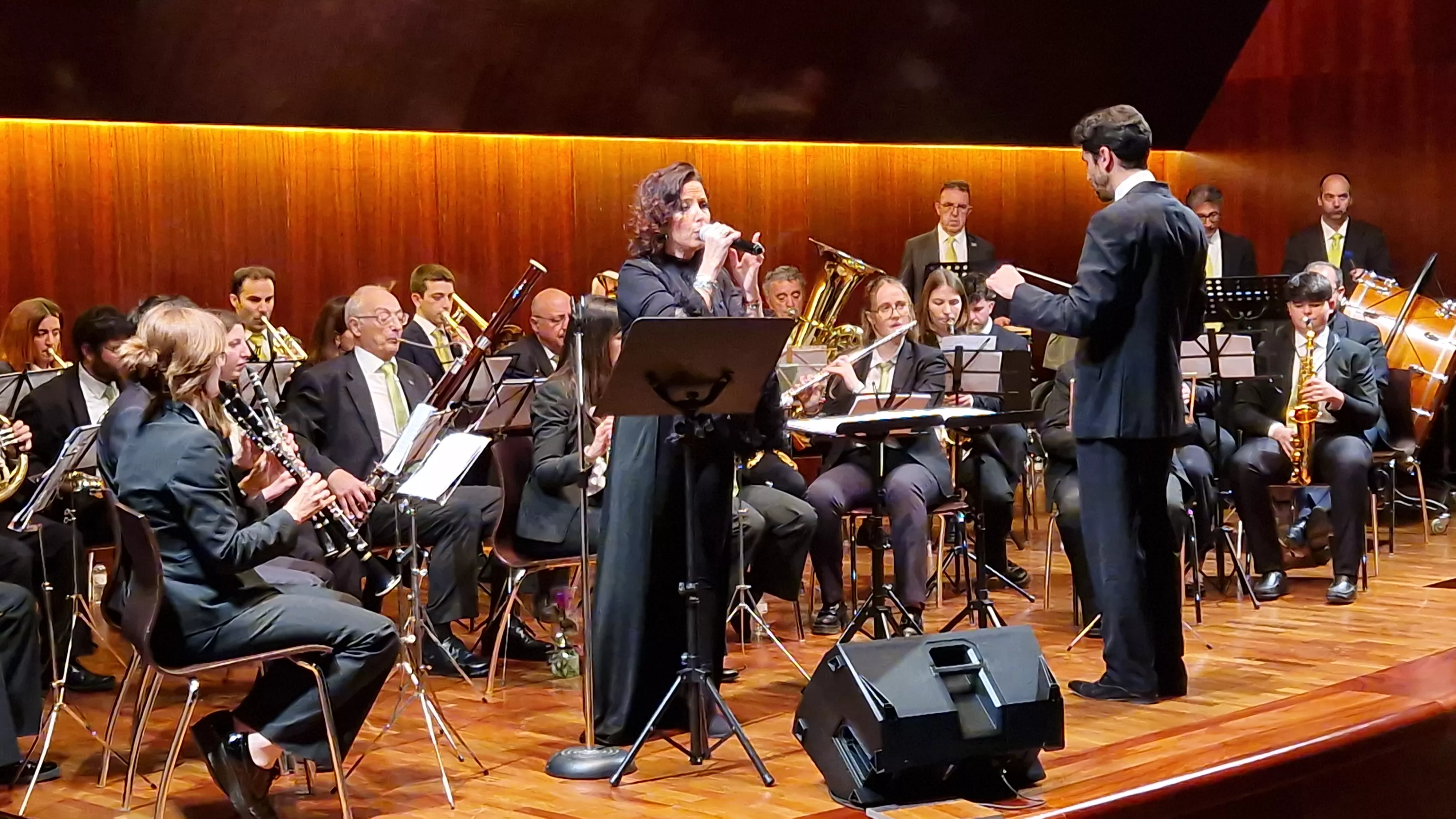 Concierto de Semana Santa de la Banda de Música de Huesca. Foto Myriam Martínez