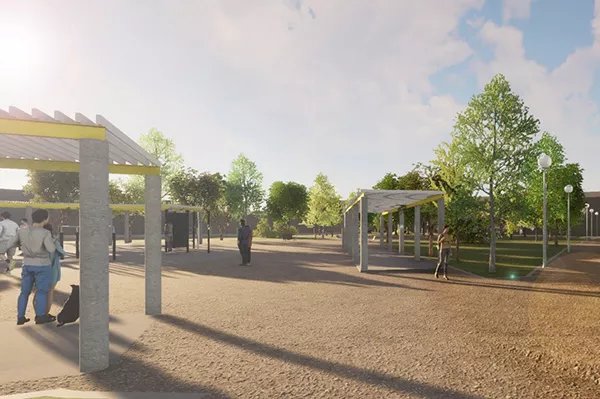 Imagen del futuro parque Joaquín Roig.