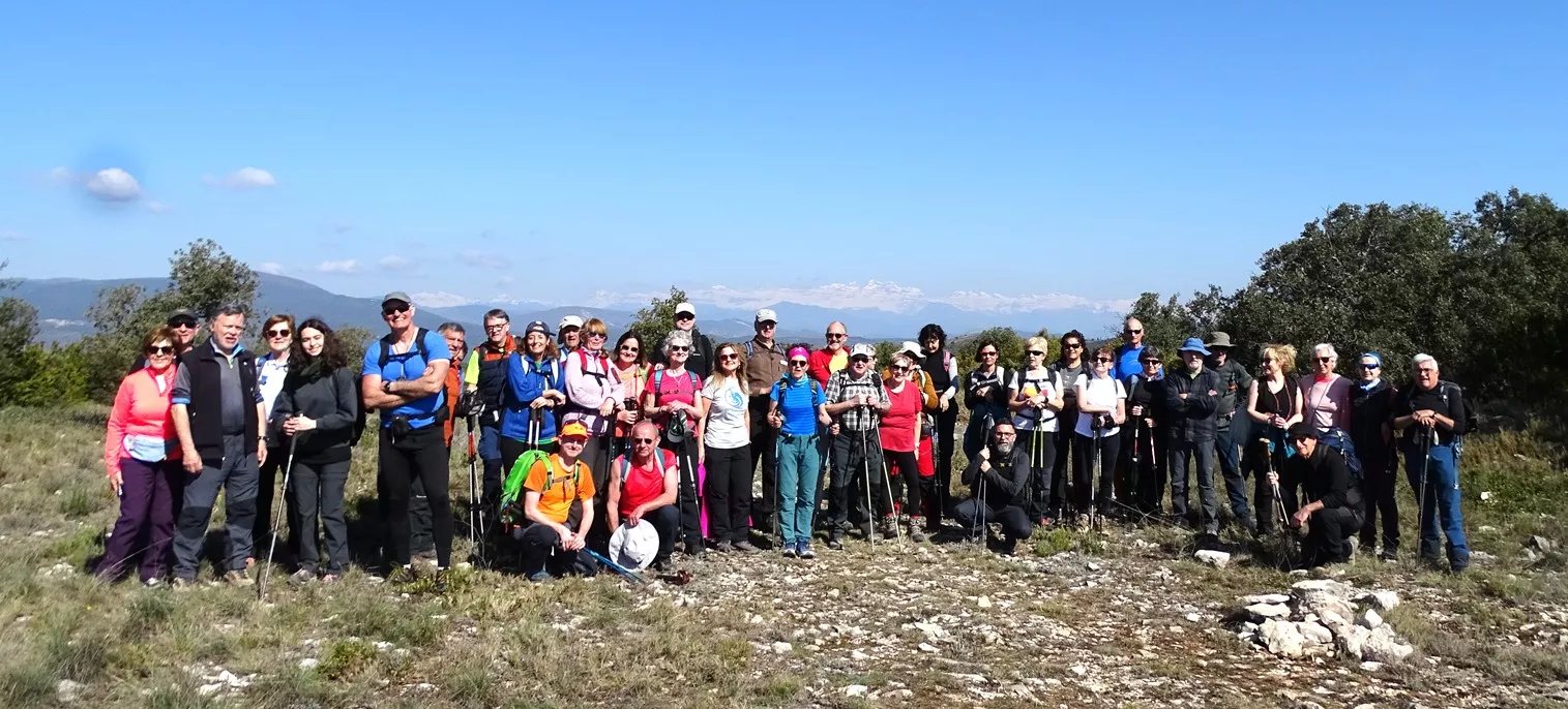 Grupo en el Tozal de La Cunarda. Foto Alfredo Zazo 