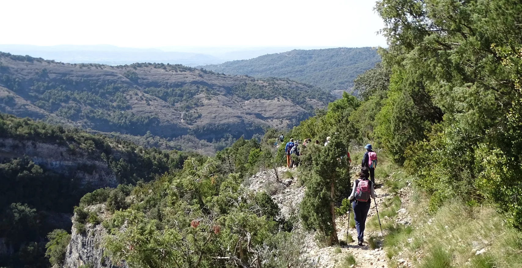 Por la pedregosa senda. Foto Alfredo Zazo