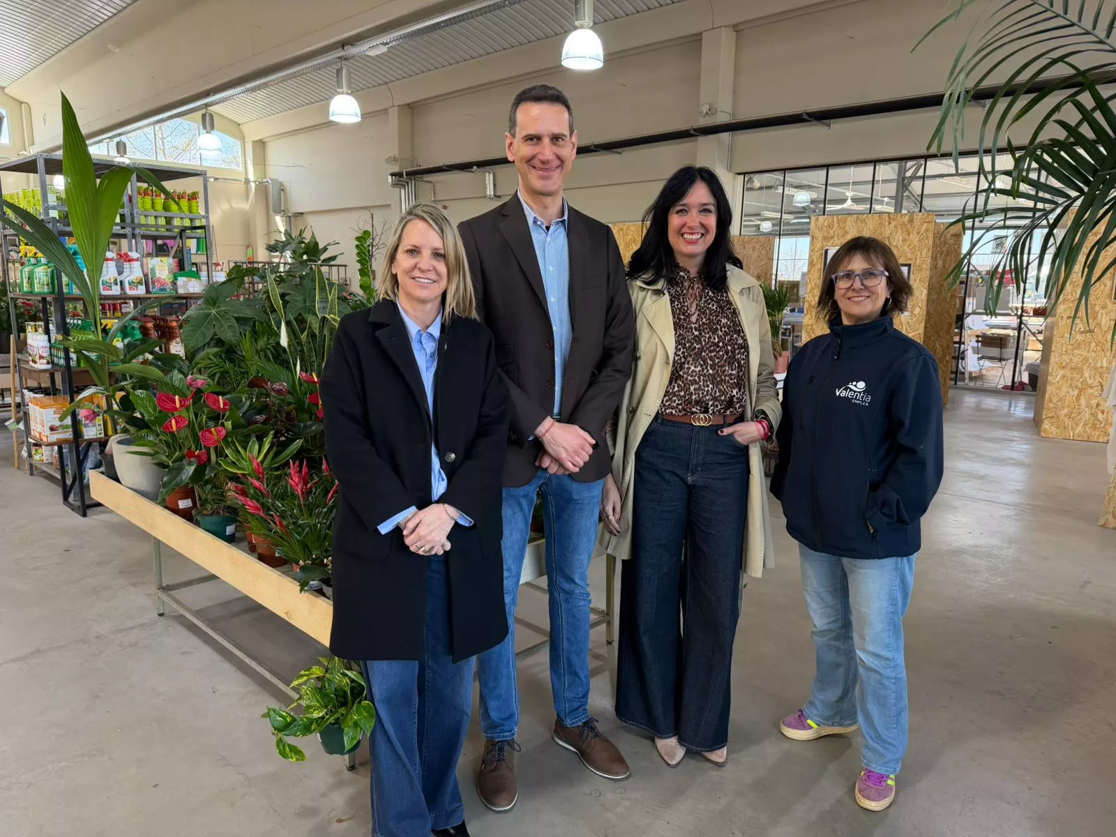 Nuria Mur, Roberrto Lacambra, Lorena Orduna y Marian Caborbaya en Brotalia.