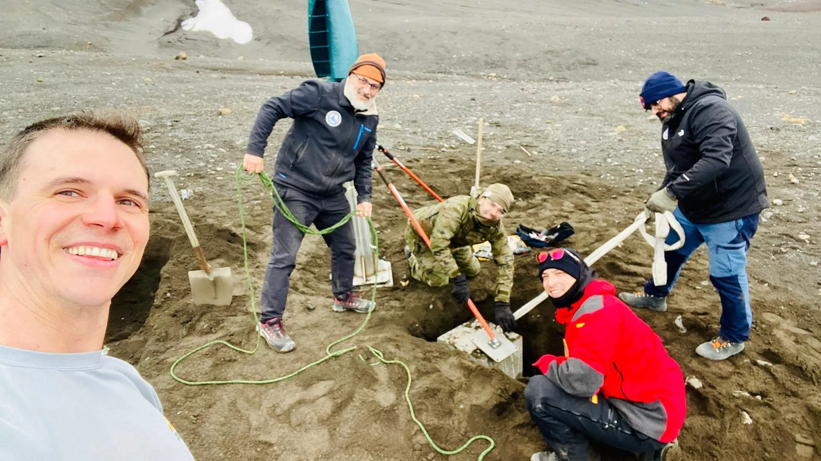 Campaña Antártica Española comandada por el oscense Javier Abizanda. Foto Campaña Antártica Española