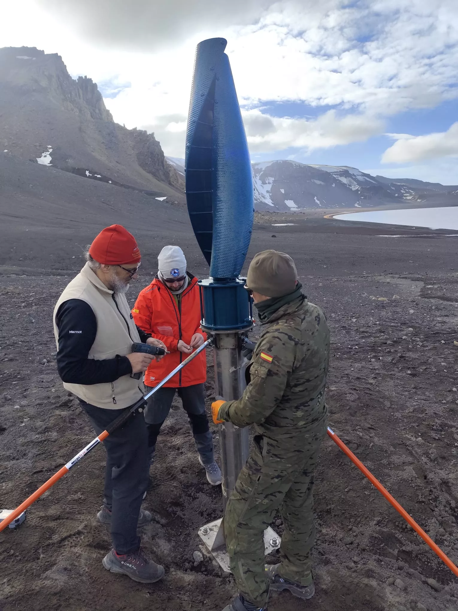 Campaña Antártica Española comandada por el oscense Javier Abizanda. Foto Campaña Antártica Española
