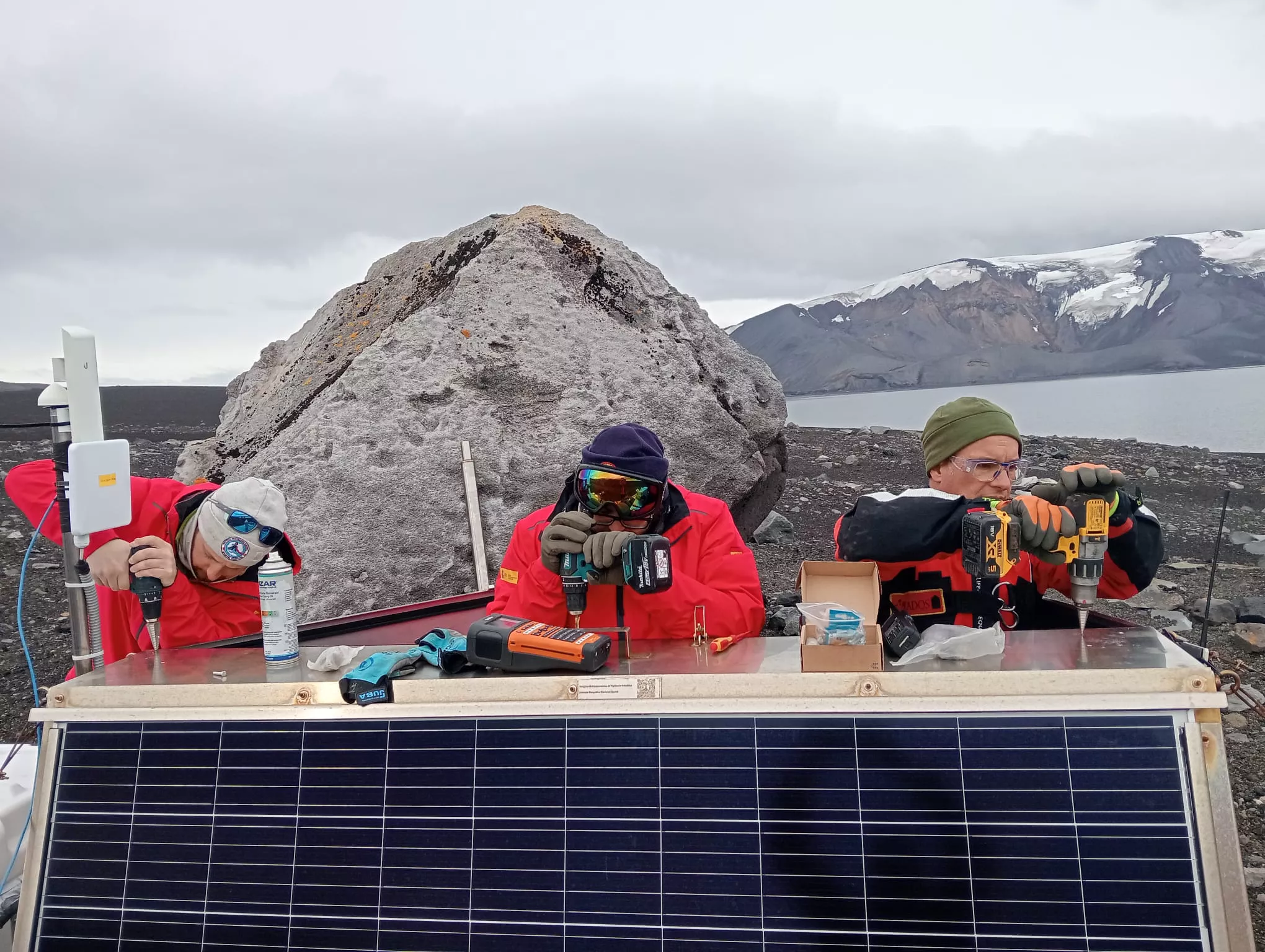 Campaña Antártica Española comandada por el oscense Javier Abizanda. Foto Campaña Antártica Española