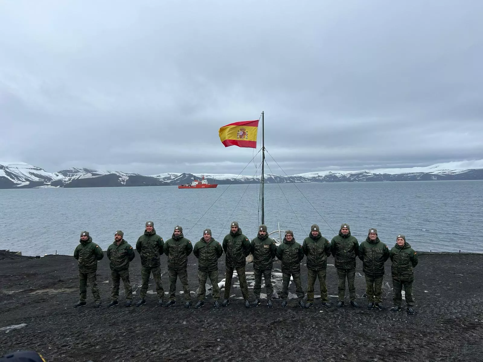 Campaña Antártica Española comandada por el oscense Javier Abizanda. Foto Campaña Antártica Española